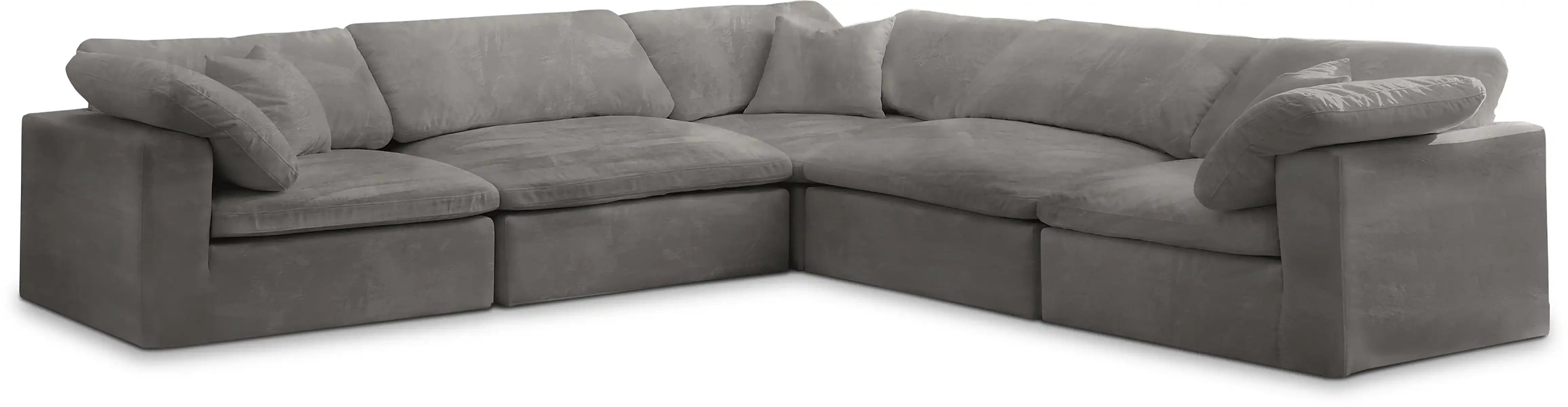 Cozy - 5 Piece Modular Corner Sectional - Best Buy Furniture
