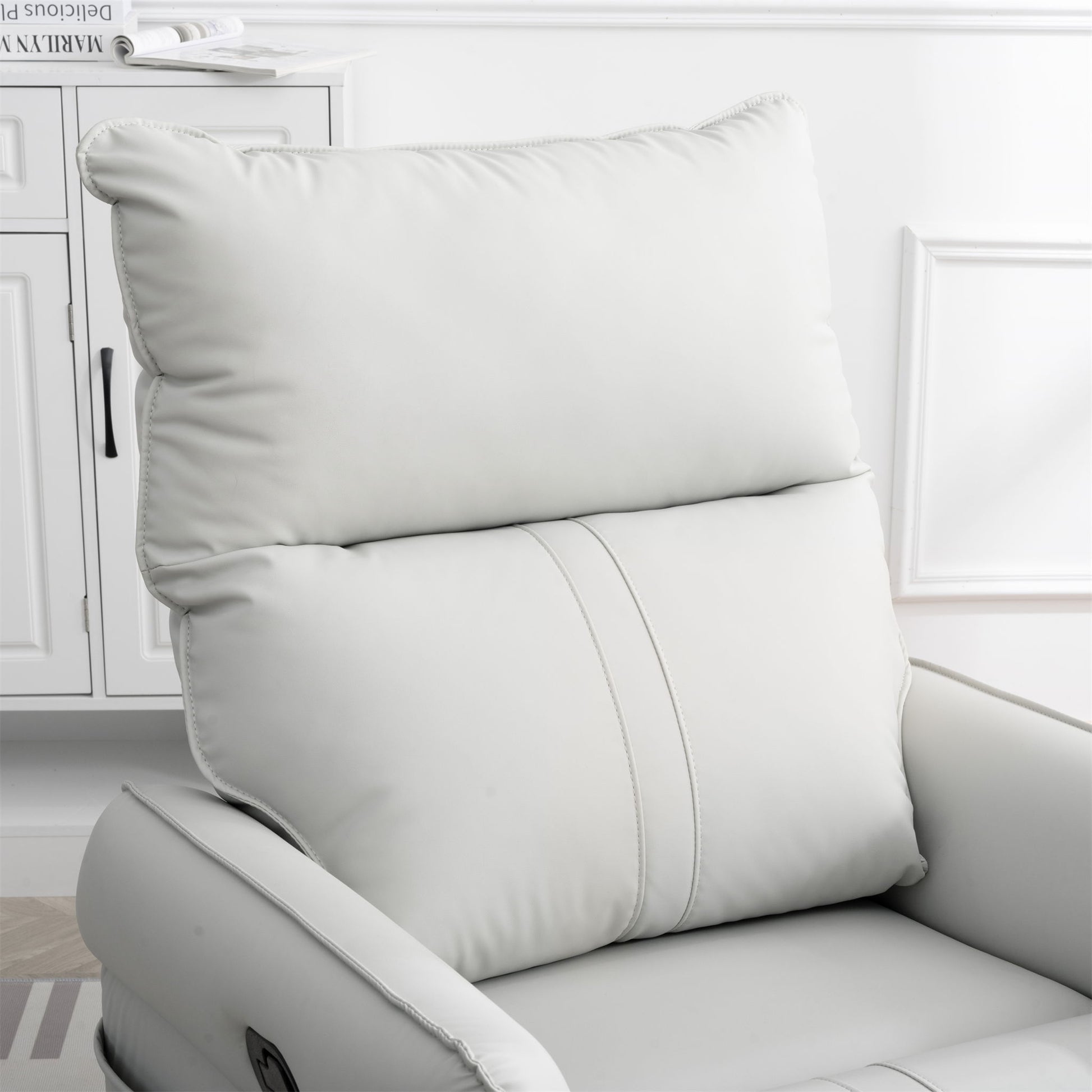 360° Modern Small Rocking Swivel Recliner Chair With Side Pocket - Best Buy Furniture