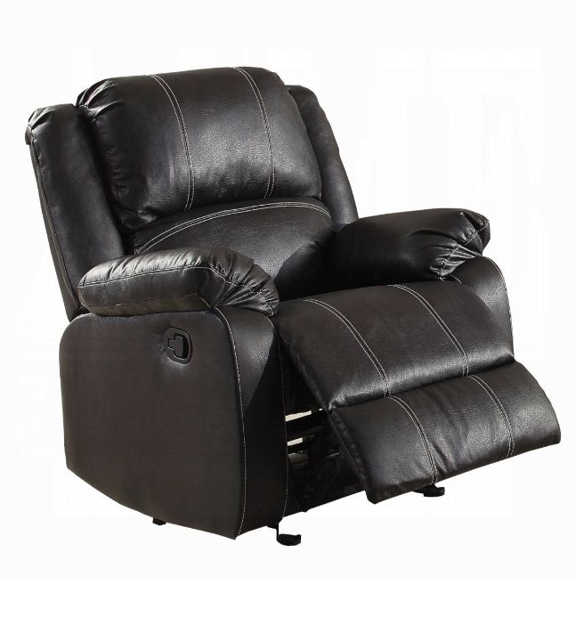 Zuriel - Synthetic Leather 3 Piece Living Room Recliner Set - Best Buy Furniture