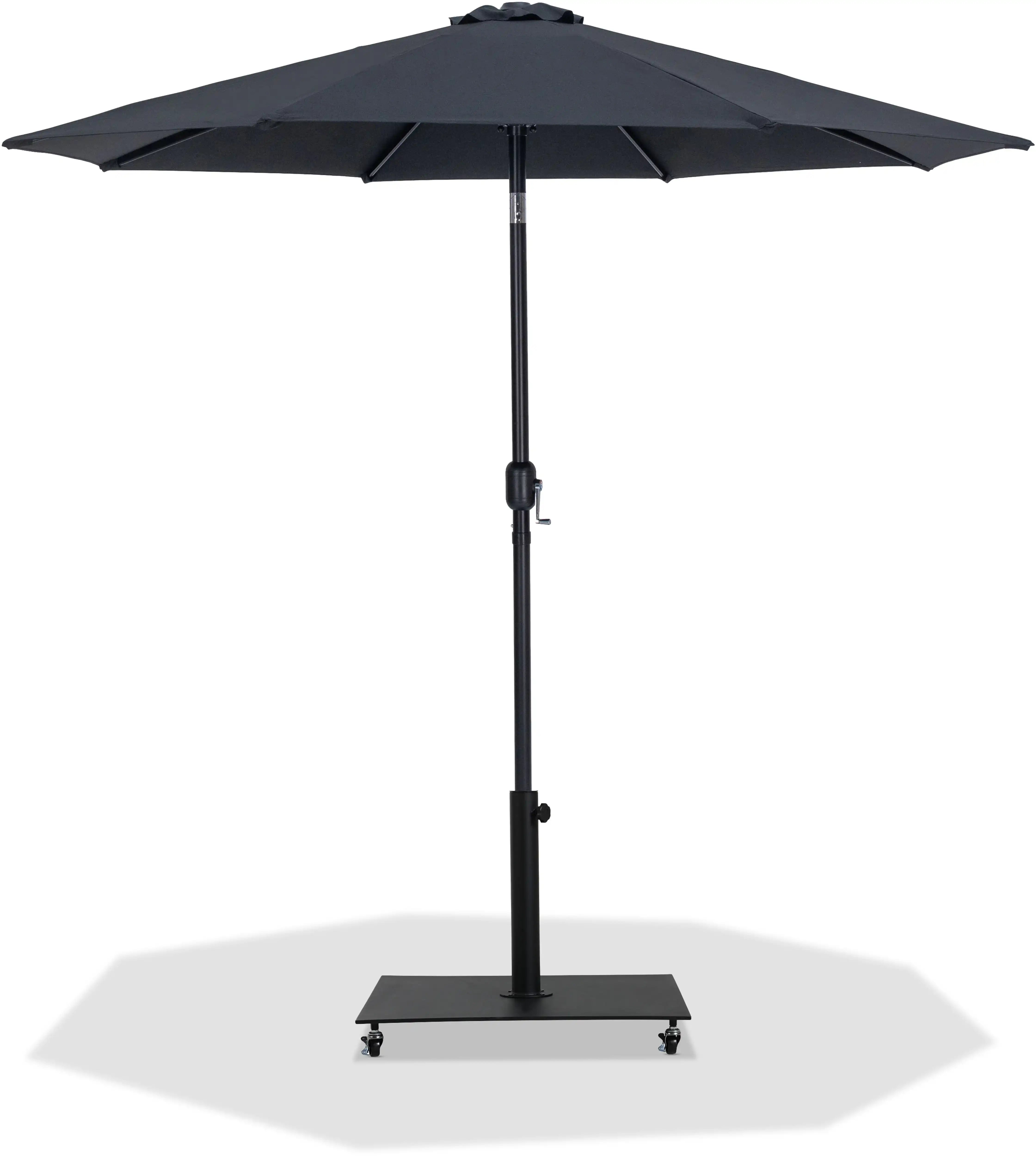 Fiji - Aluminum Patio Umbrella With Square Black Base - Best Buy Furniture