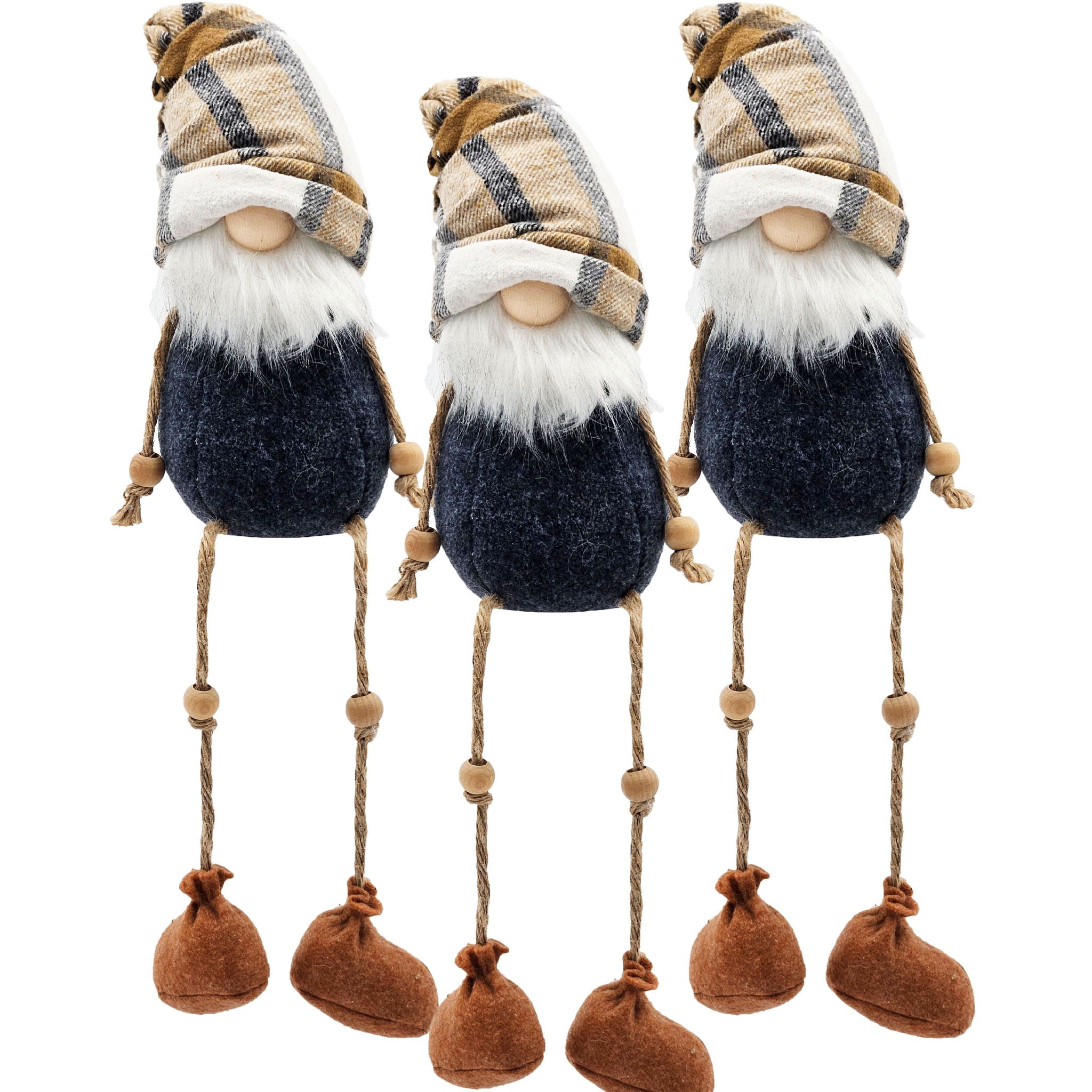 3 Pieces Fall Thanksgiving Gnomes Decorations, Harvest Festival Table Home Ornaments For Holiday Party Gifts - Blue / Brown - Best Buy Furniture