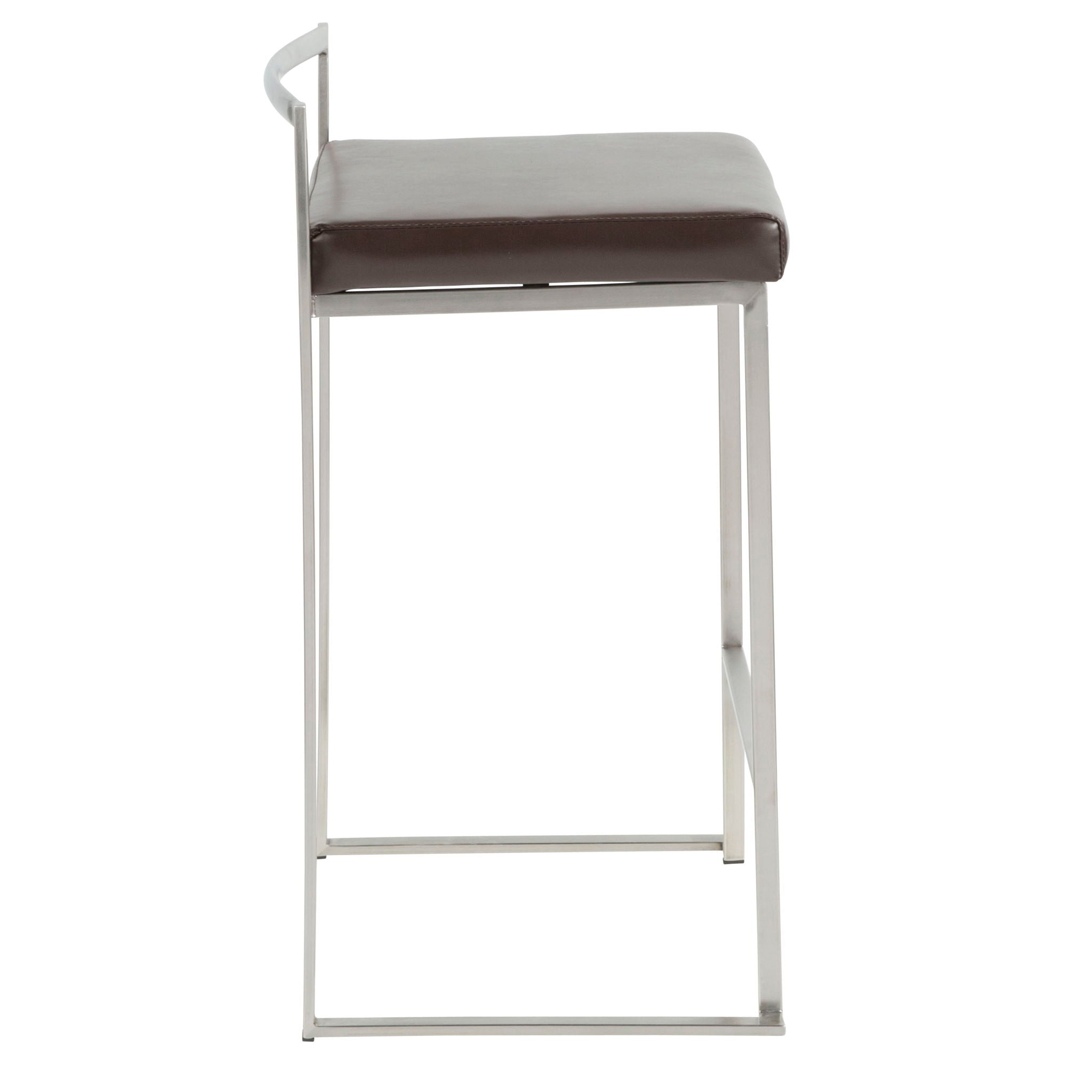 Fuji - Elegant Design Contemporary Stackable Counter Stool - Best Buy Furniture
