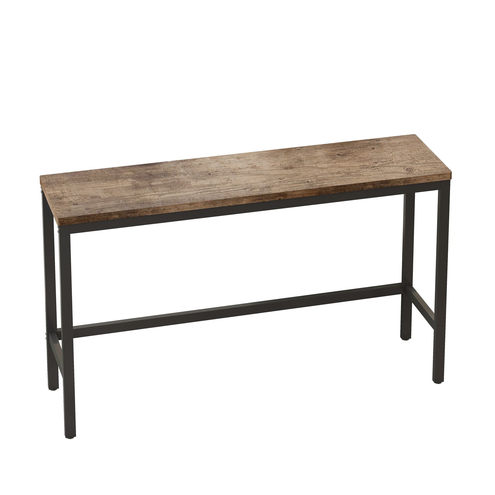Modern Design Long Dining Table Set With 3 Stools - Best Buy Furniture