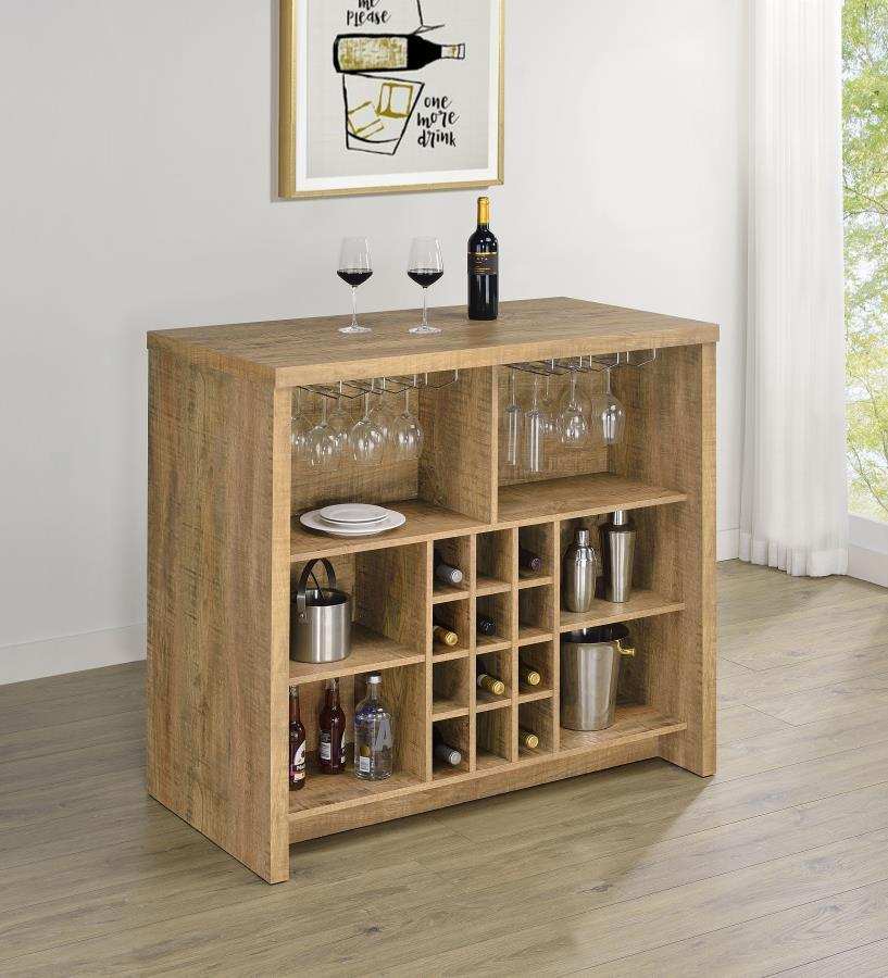 Topanga - Engineered Wood Freestanding Home Bar - Best Buy Furniture