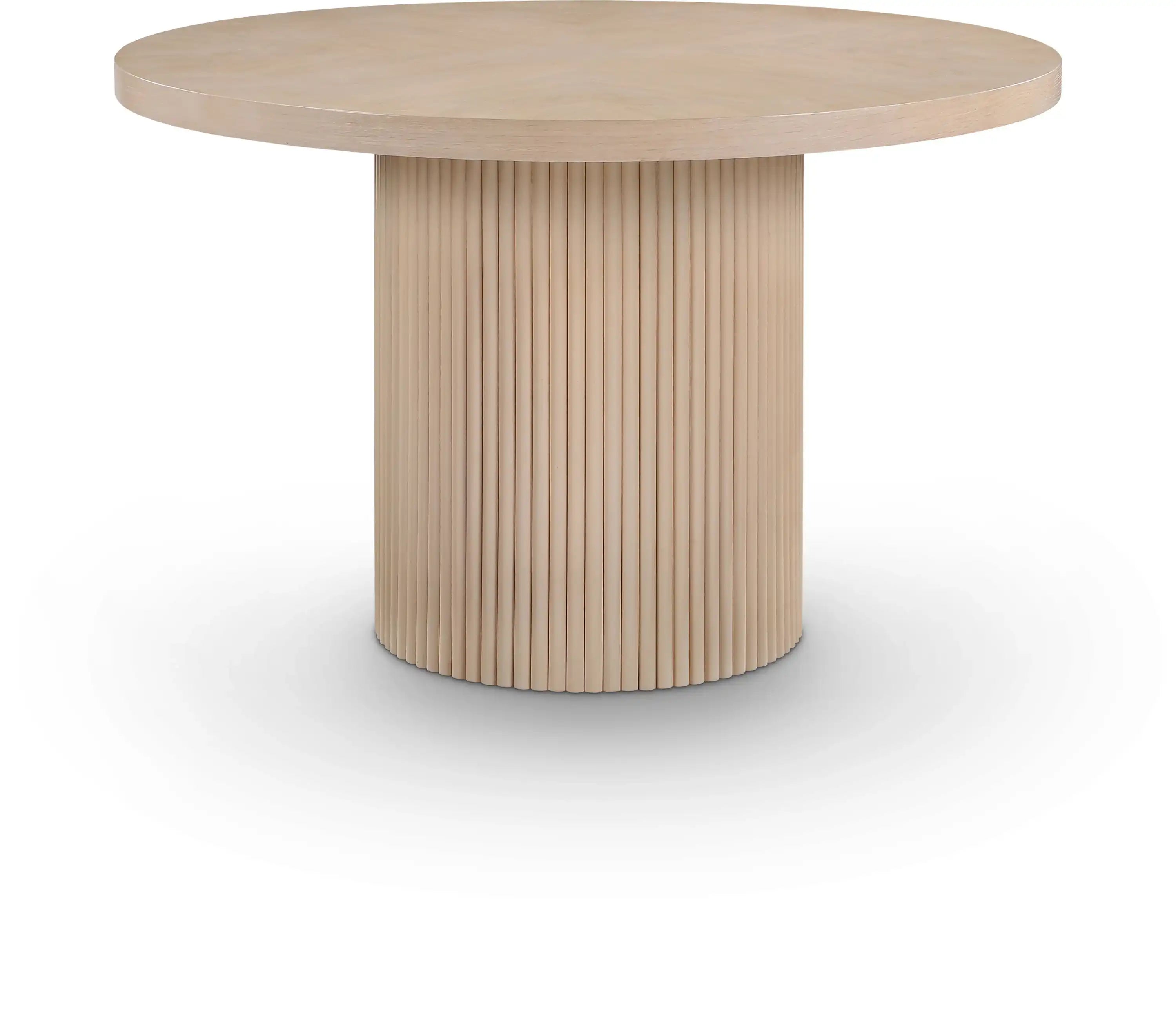 Belinda - Wood Oak Veneer Dining Table - Best Buy Furniture