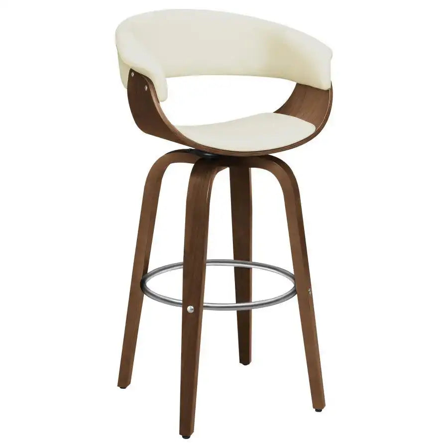 Zion - Upholstered Swivel Bar Stool - Best Buy Furniture
