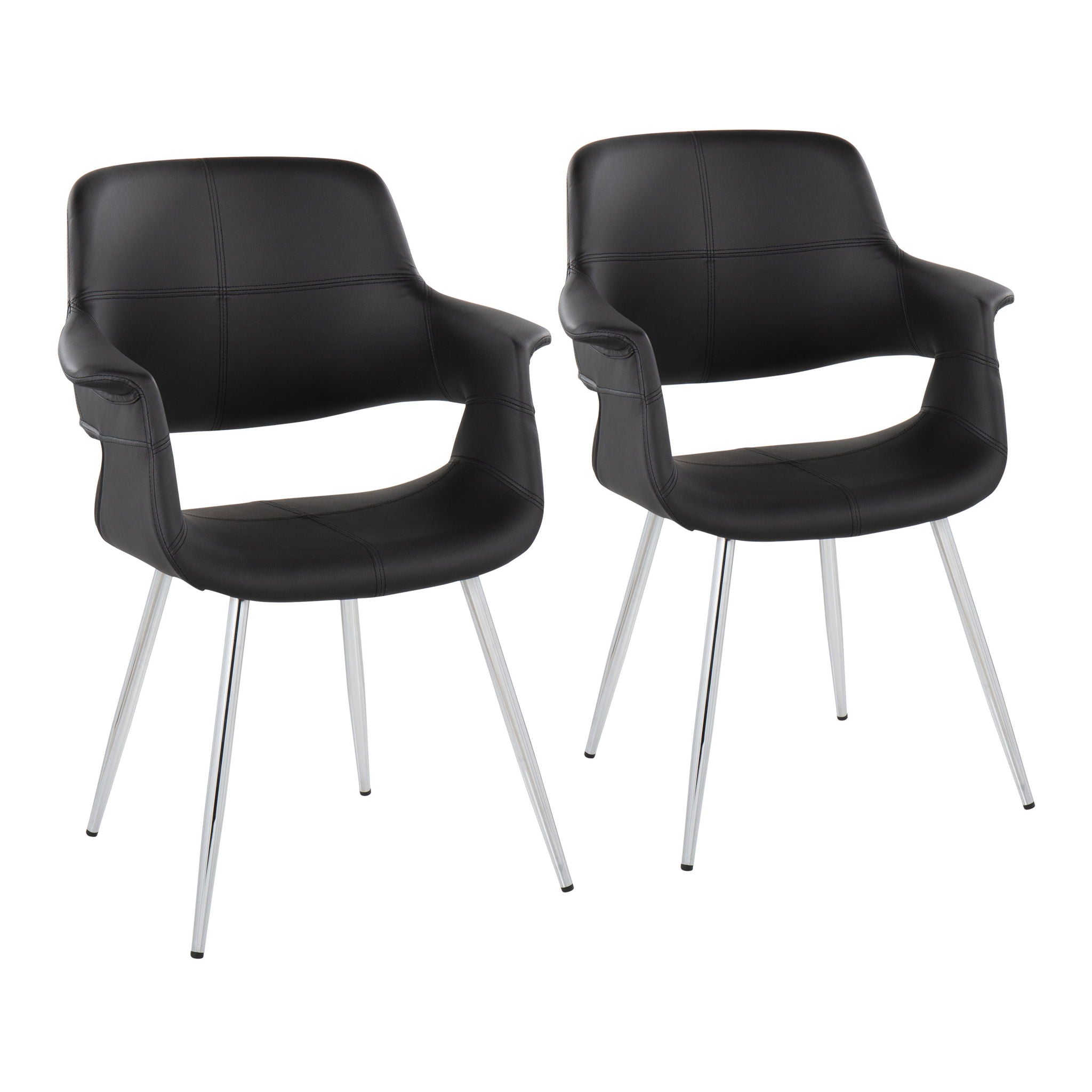 Vintage Flair - Glam / Art Deco Chair (Set of 2) - Best Buy Furniture