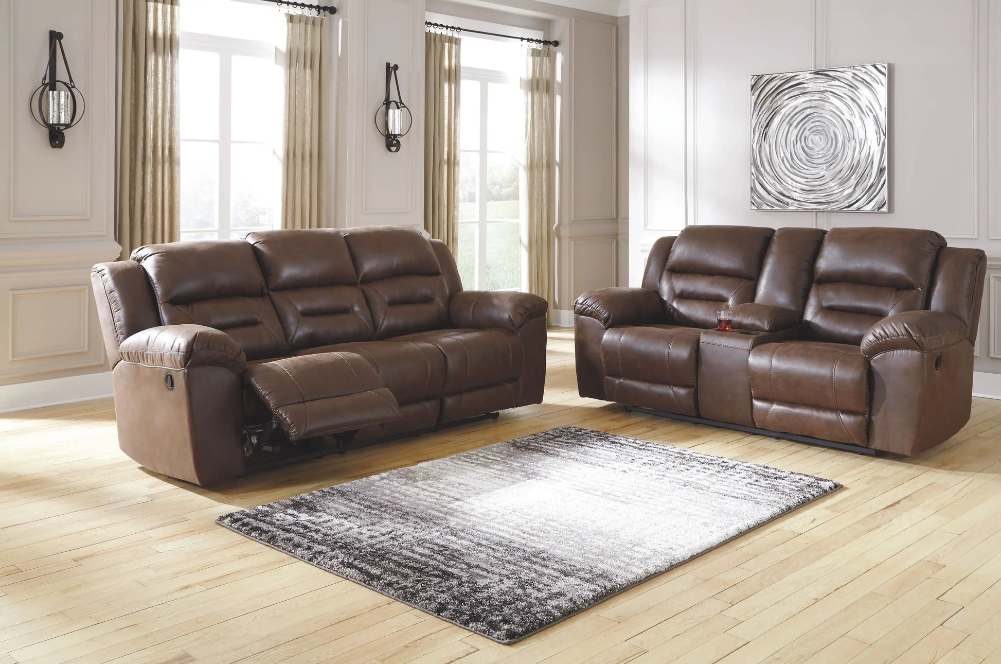 Stoneland - Reclining Living Room Set - Best Buy Furniture