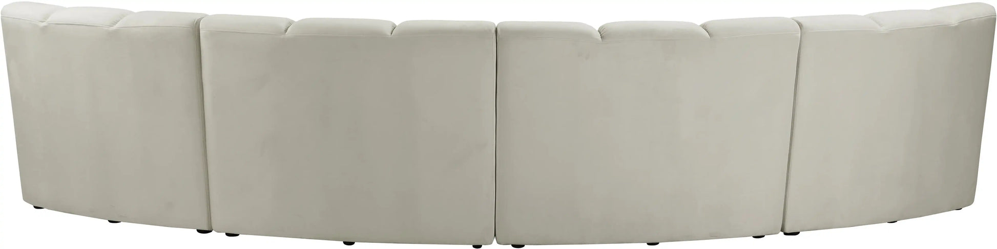 Infinity - 4 Piece Velvet Modular Sectional - Best Buy Furniture