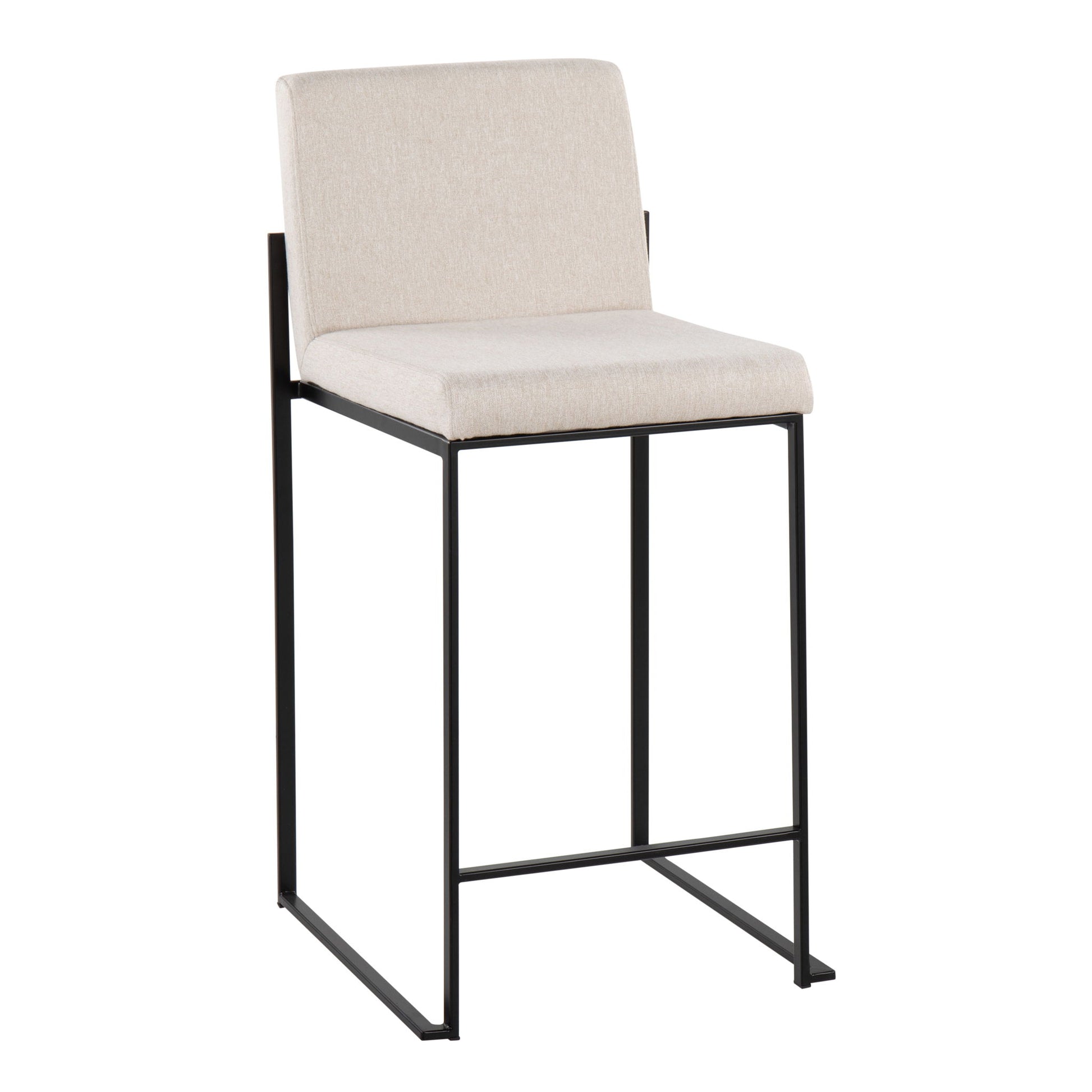 Fuji - Contemporary Modern Elegance, High Back Counter Stool - Best Buy Furniture