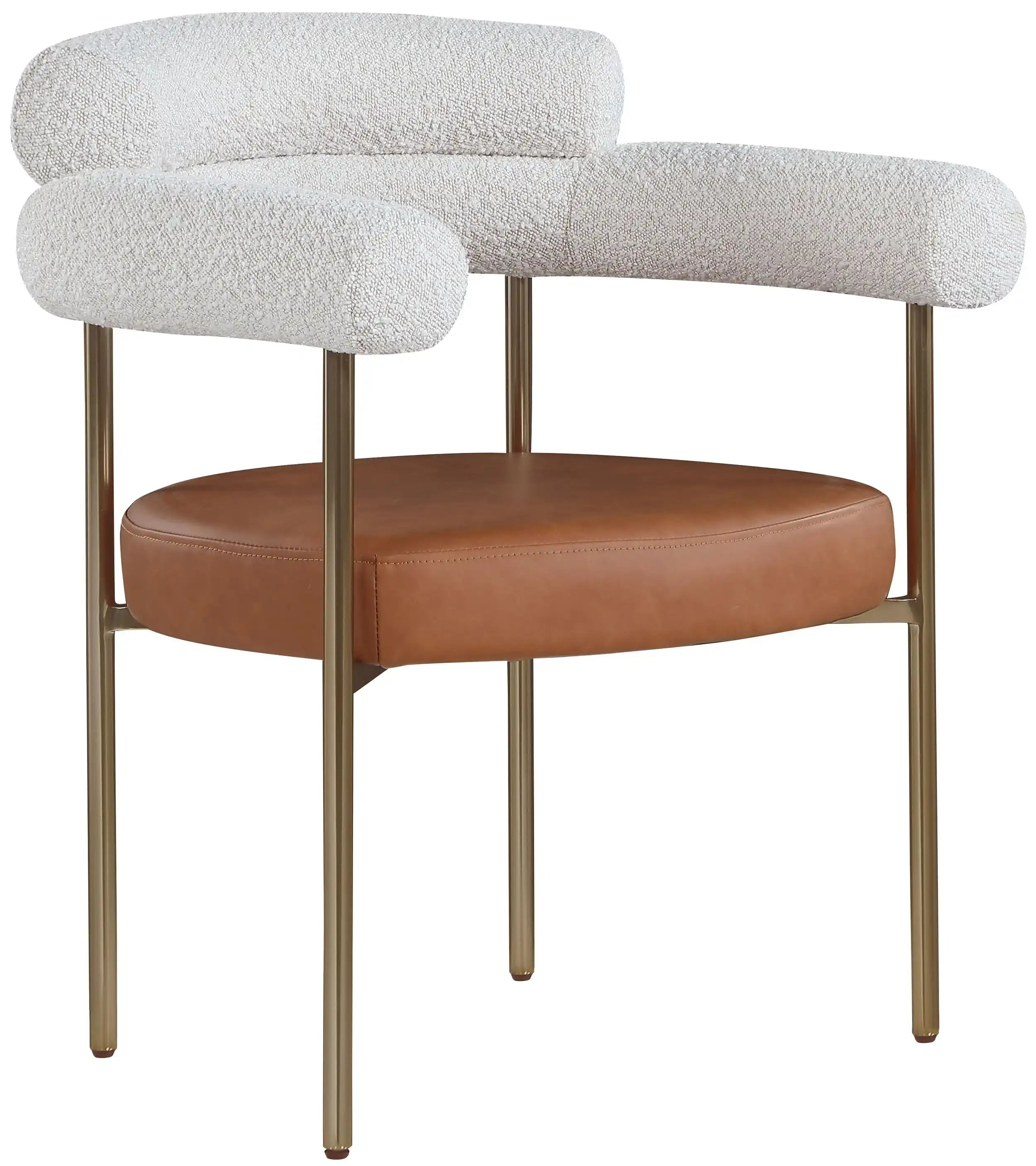 Blake - Dining Chair With Bronze Legs (Set of 2) - Best Buy Furniture
