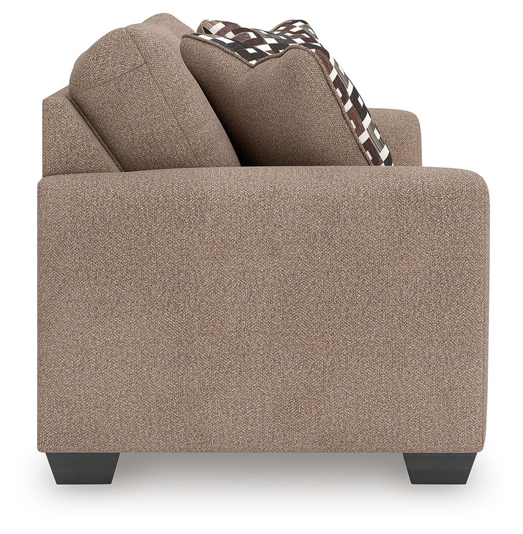 Triston-Peaks - Loveseat - Suede - Best Buy Furniture