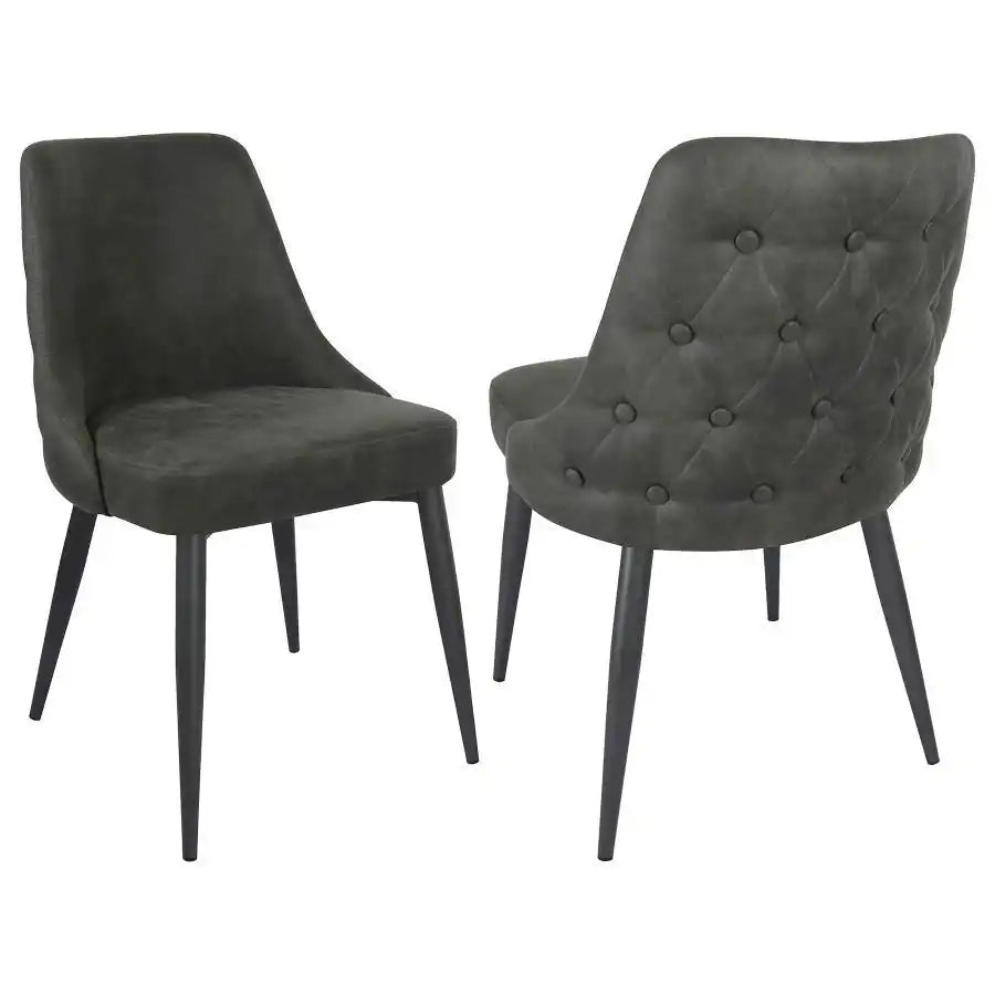 Cosmo - Upholstered Dining Side Chair (Set of 2) - Best Buy Furniture