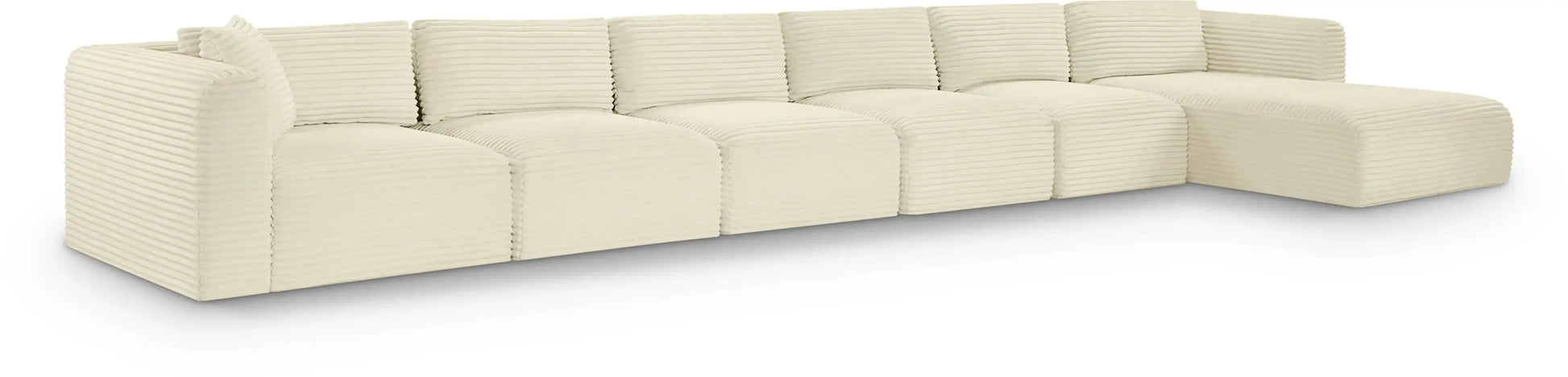 Shaggy - 6 Piece Modular Sectional With Chaise - Best Buy Furniture
