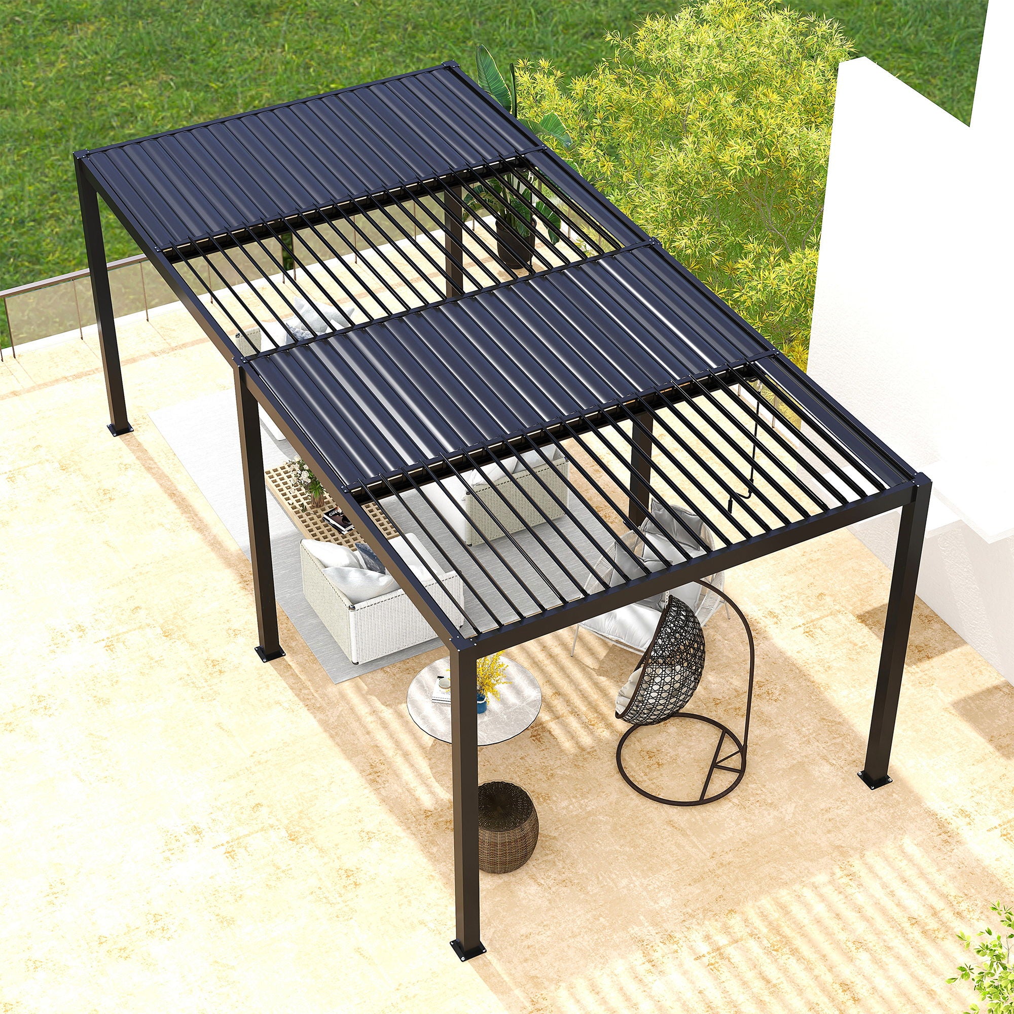 Louver Pergola Aluminium Frame & Louvers - Best Buy Furniture