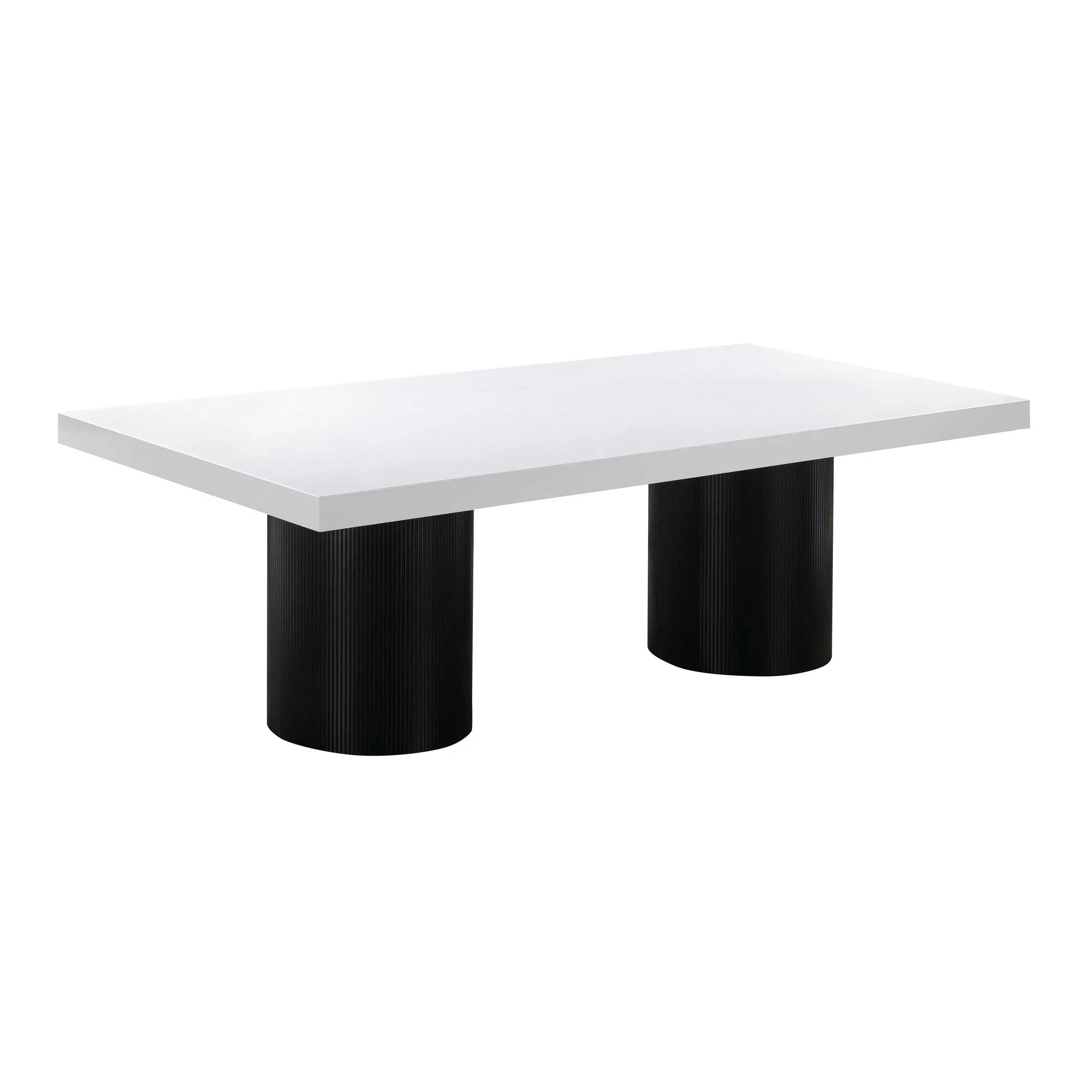 Nova - Lacquer Dining Table - White - Best Buy Furniture
