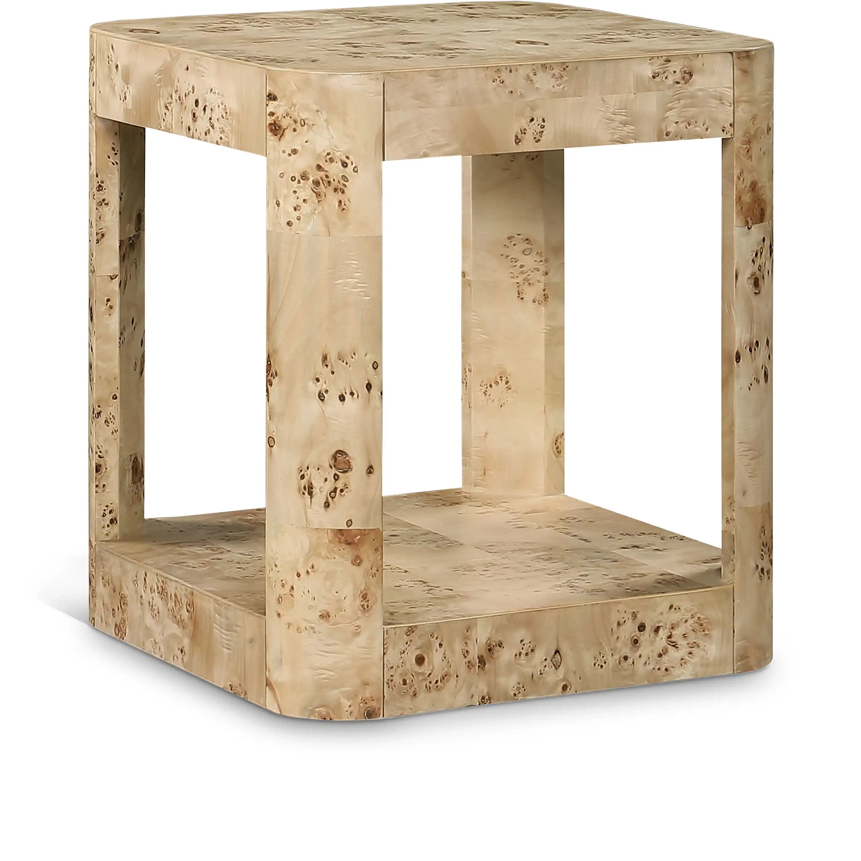 Reeves - Burl Wood Table - Best Buy Furniture