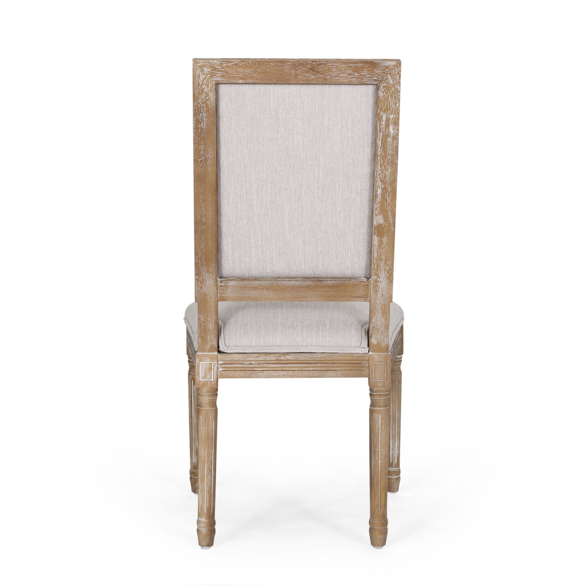 French Country Style Dining Chair With Upholstered Seating And Fluted Legs - Best Buy Furniture