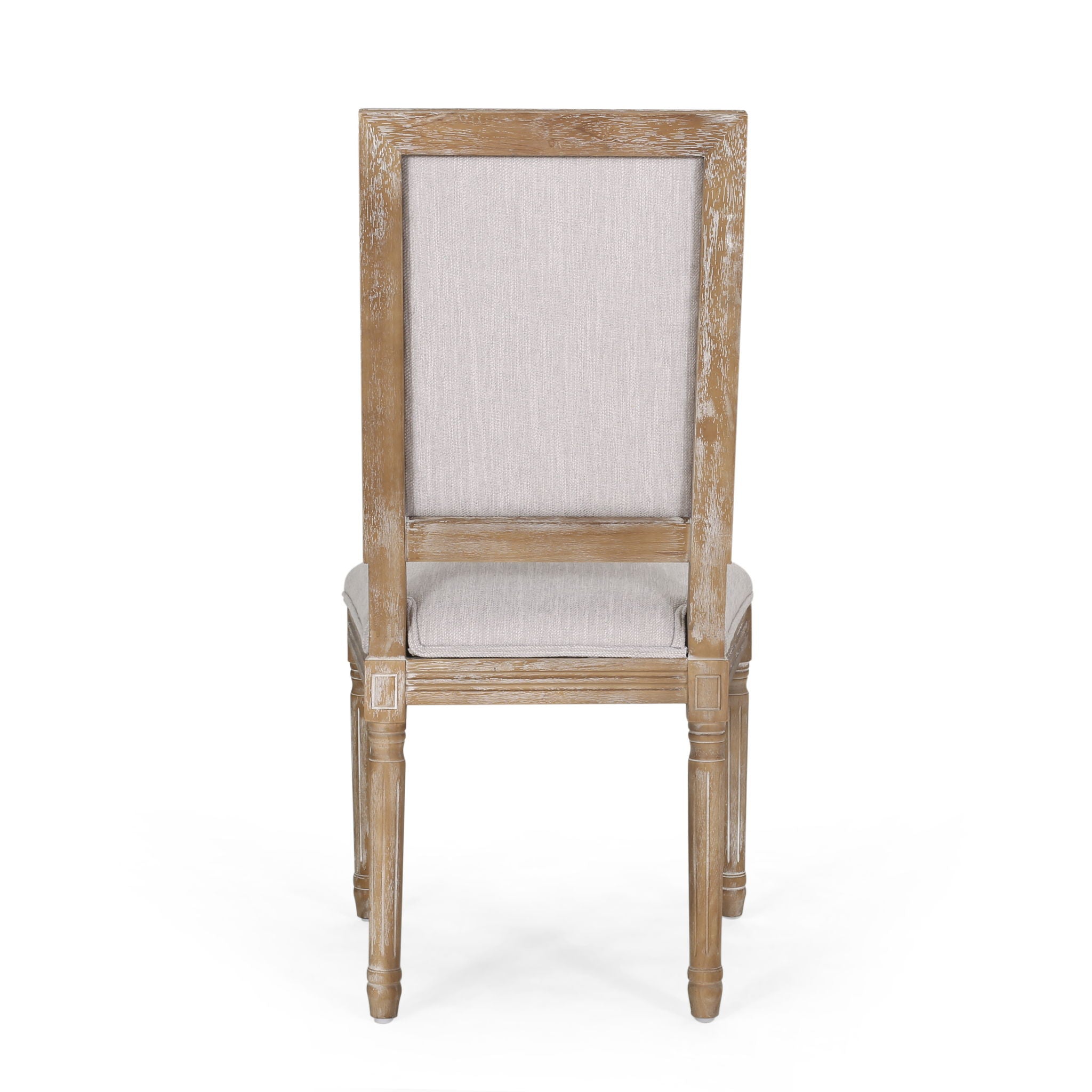 French Country Style Dining Chair With Upholstered Seating And Fluted Legs - Best Buy Furniture