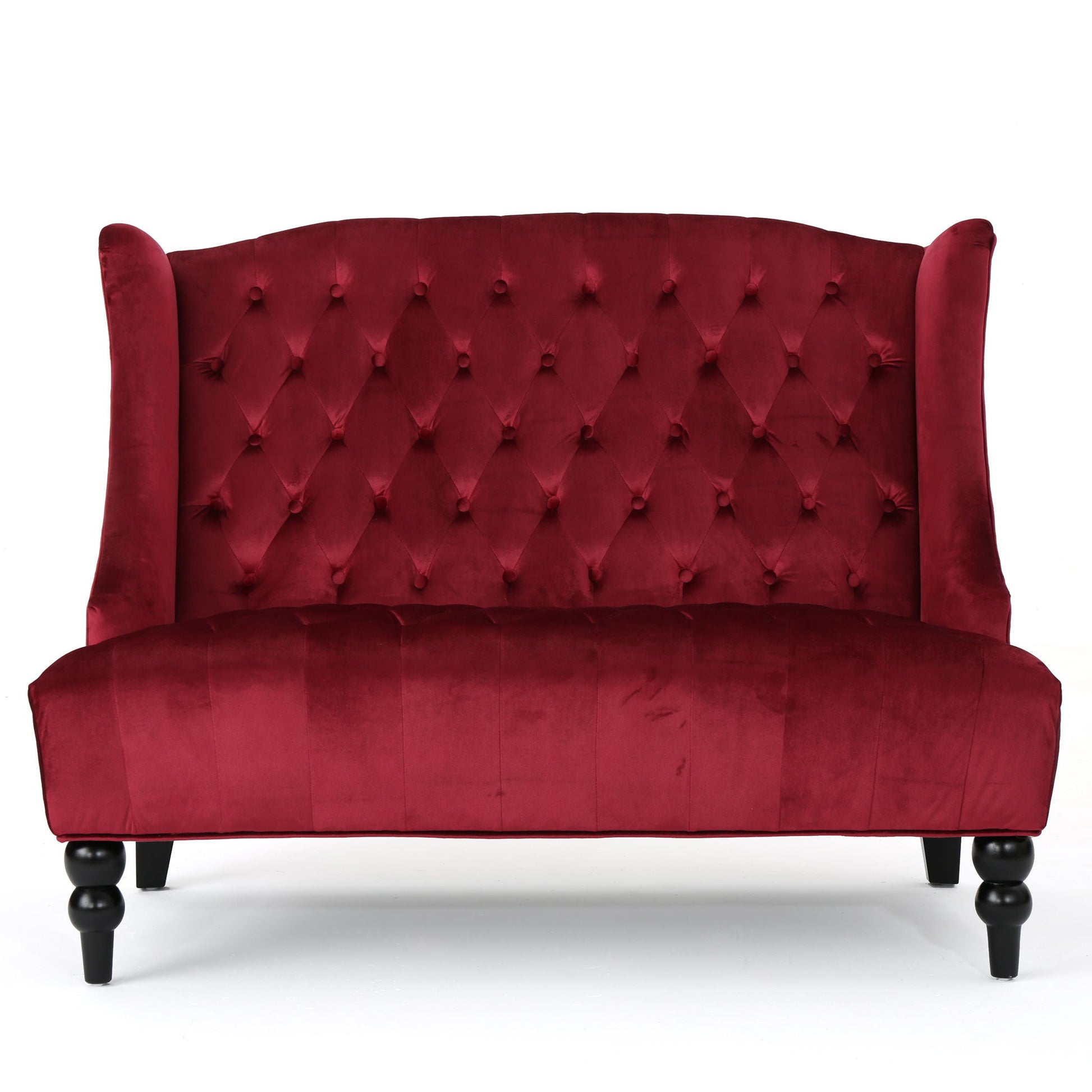 Nurturing - Upholstered Loveseat With Wing Back And Diamond Tufting - Best Buy Furniture