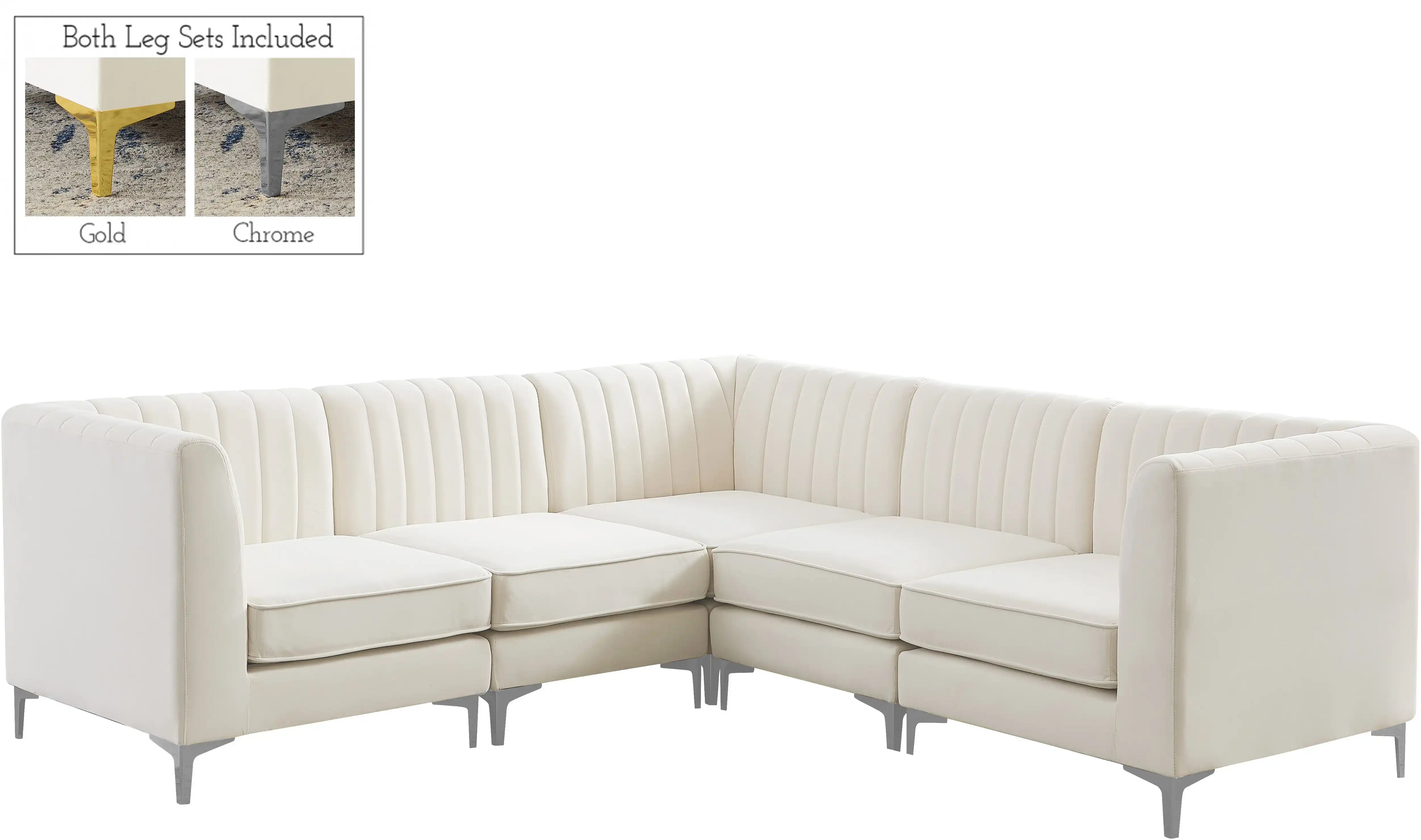 Alina - 5 Piece Modular Corner Sectional - Best Buy Furniture