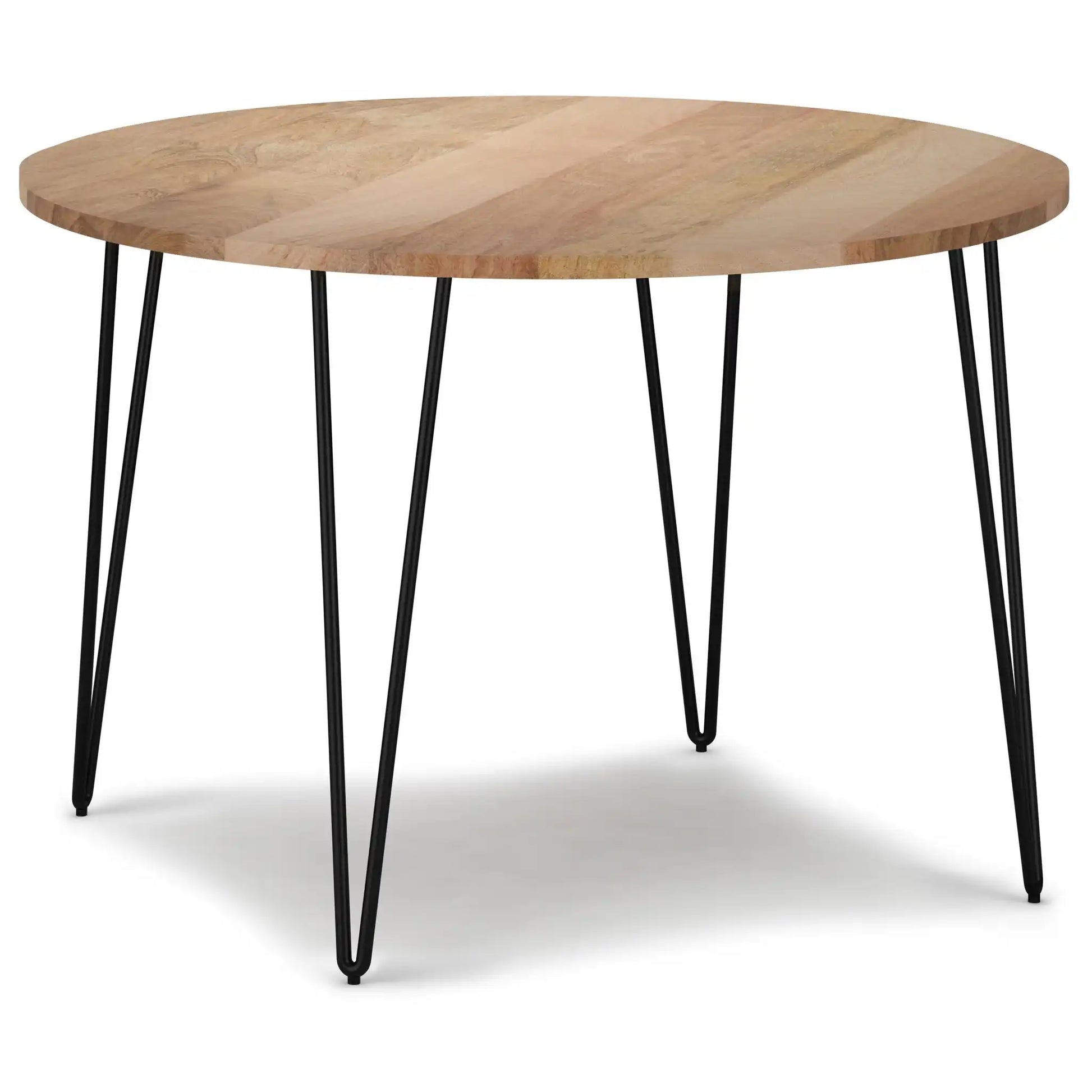 Hunter - Round Dining Table - Natural - Best Buy Furniture