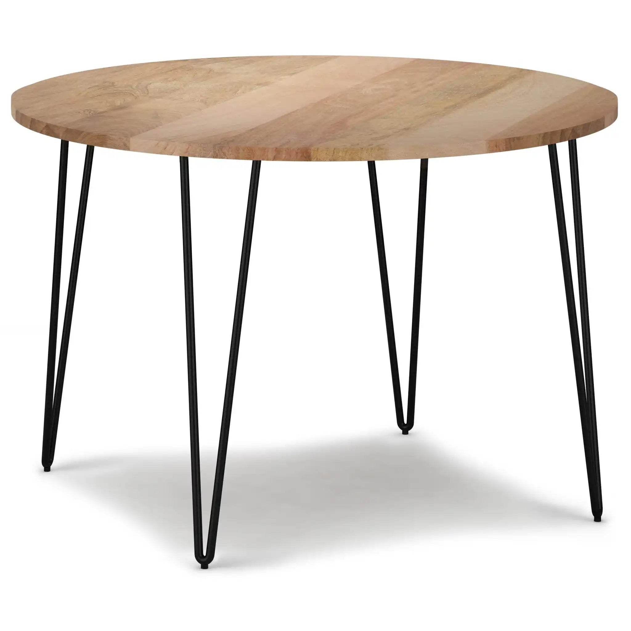 Hunter - Round Dining Table - Natural - Best Buy Furniture