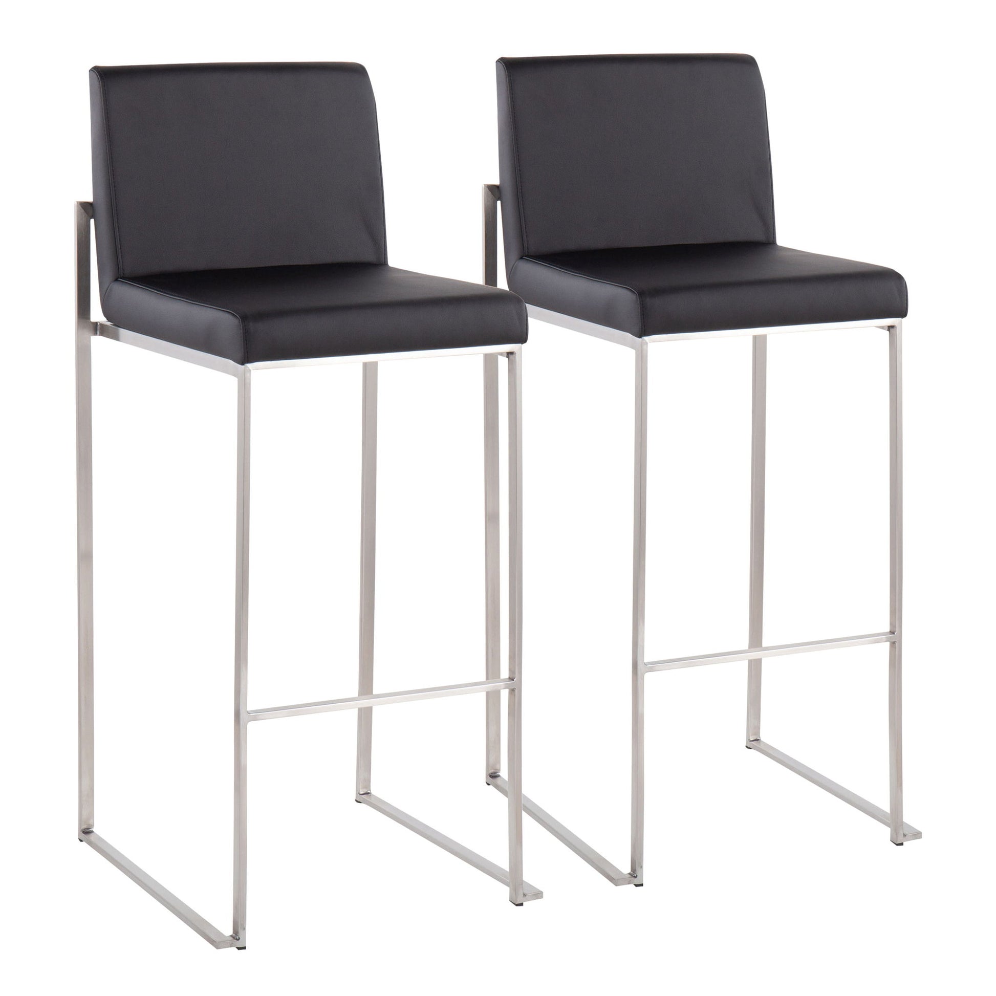 Fuji - Contemporary And Modern Elegance High Back Barstool - Best Buy Furniture