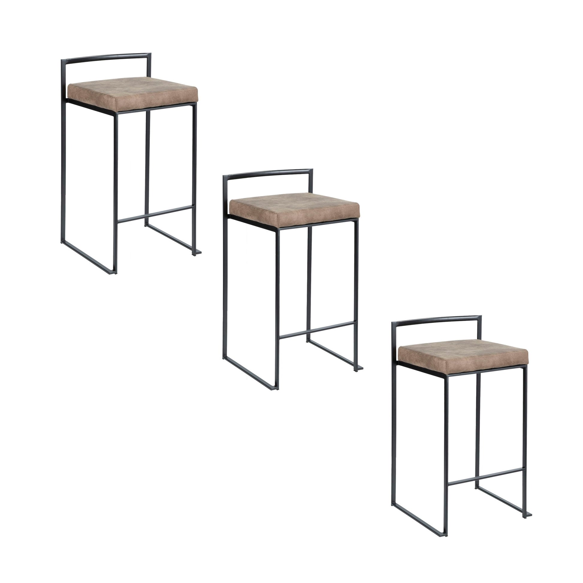 Fuji - Contemporary Style Stackable Counter Stool - Best Buy Furniture