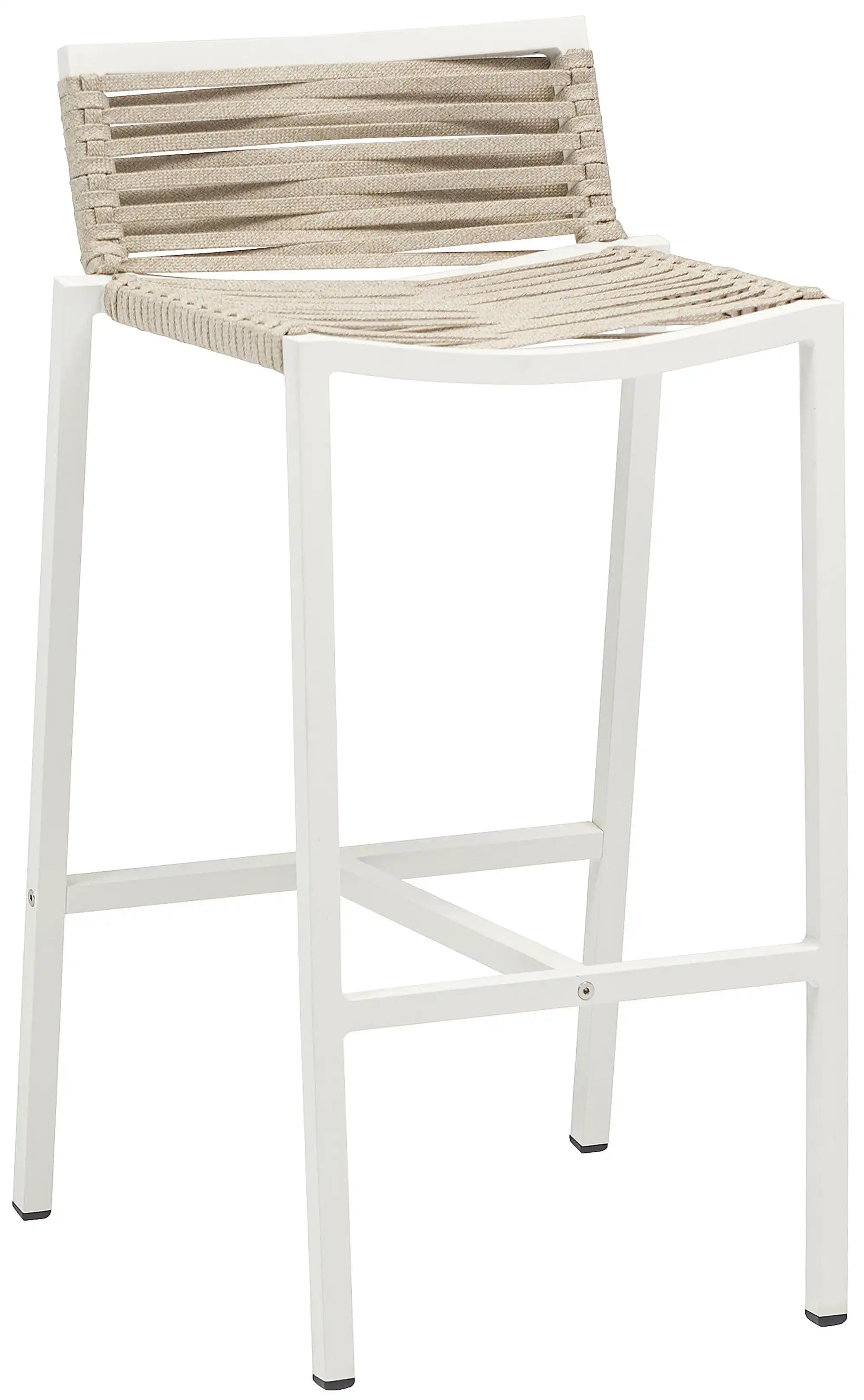 Maldives - Rope Outdoor Patio Bar Stool (Set of 2) - Best Buy Furniture