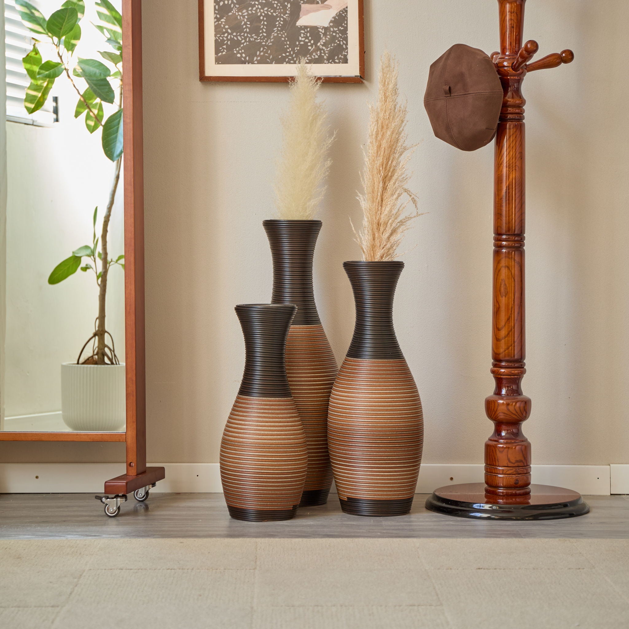 Designer Floor Vases, Large Vases For Home Decor Flooring (Set of 3) - Best Buy Furniture
