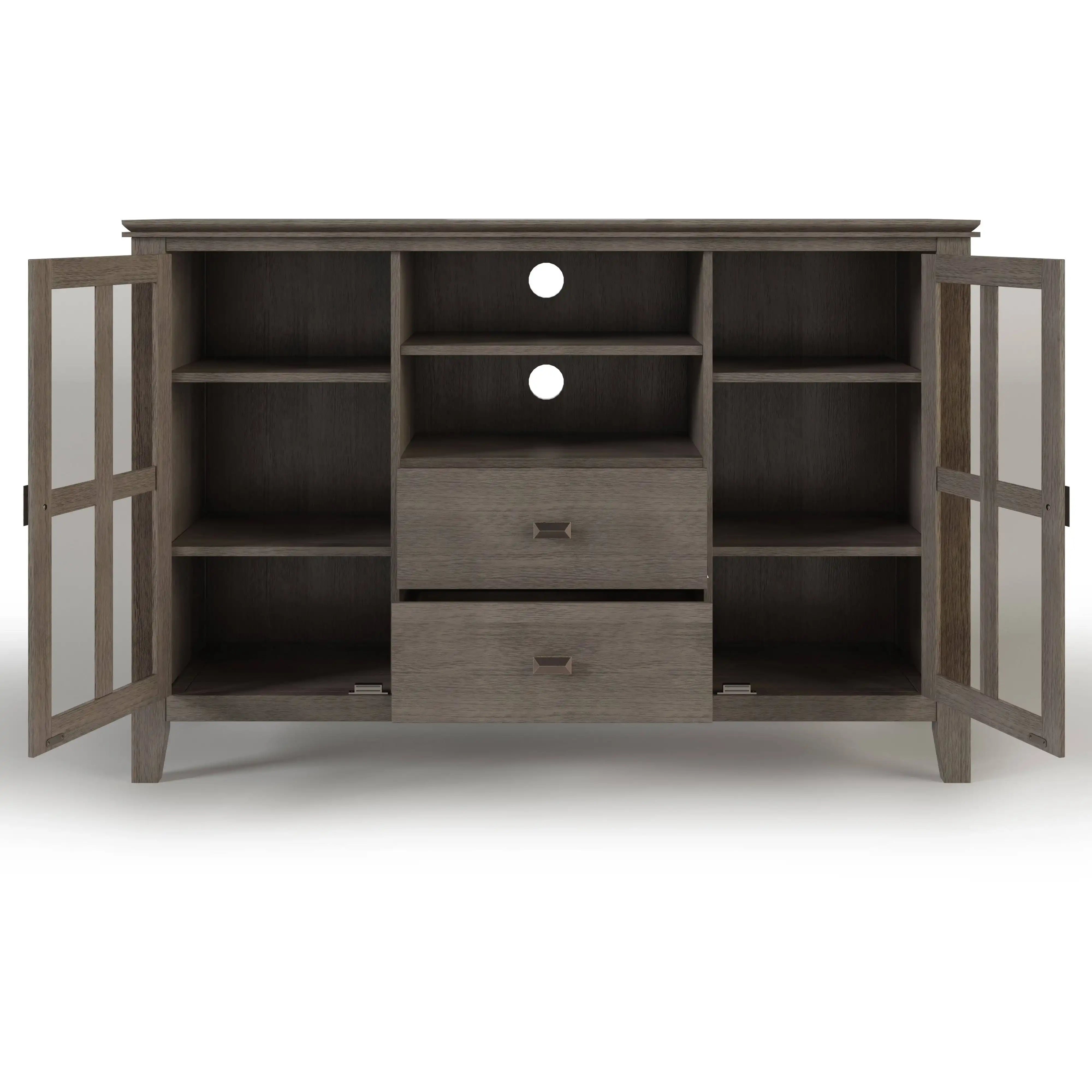 Artisan - Handcrafted, Tall TV Media Stand - Best Buy Furniture