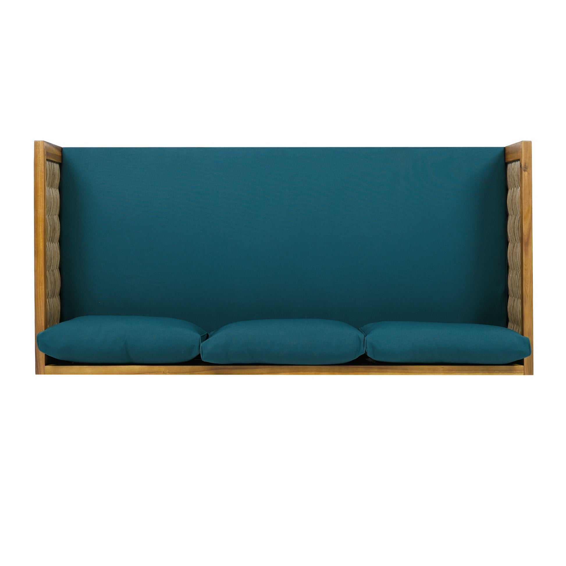 Claremont - 3 Seater Daybed Teak Acacia Wood Water Resistant Cushions - Best Buy Furniture