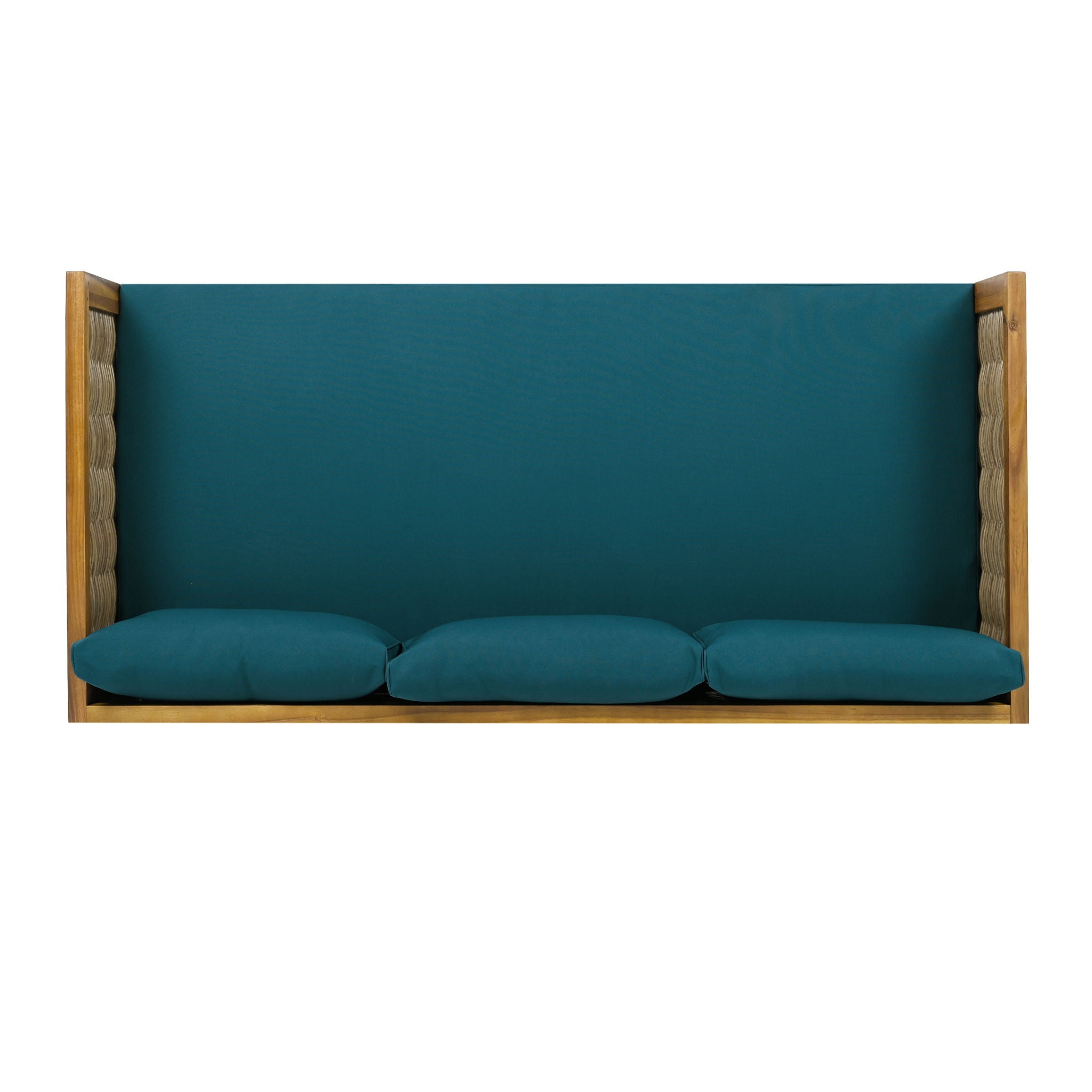 Claremont - 3 Seater Daybed Teak Acacia Wood Water Resistant Cushions - Best Buy Furniture