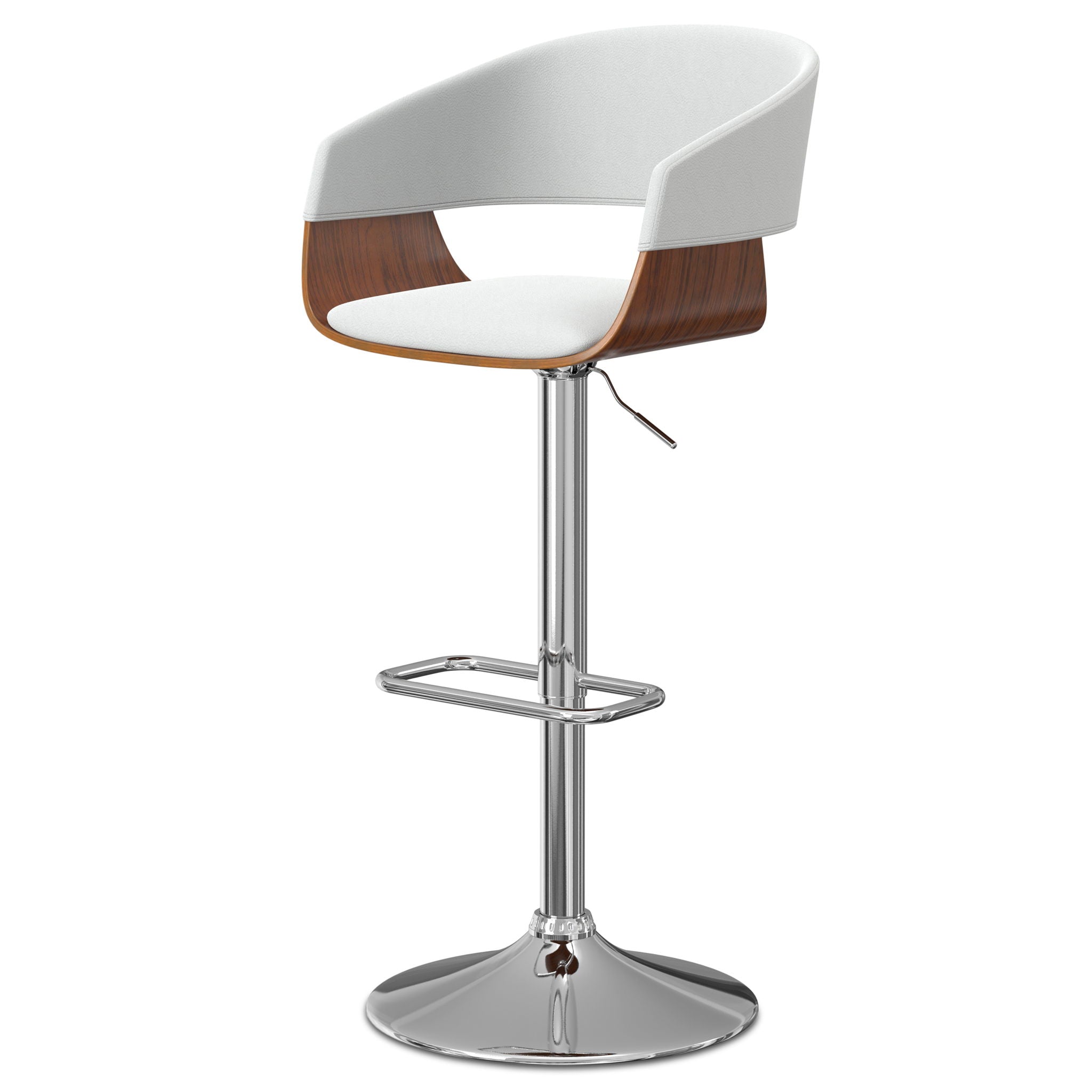 Lowell - Multi-Functional Adjustable Swivel Bar Stool - Best Buy Furniture