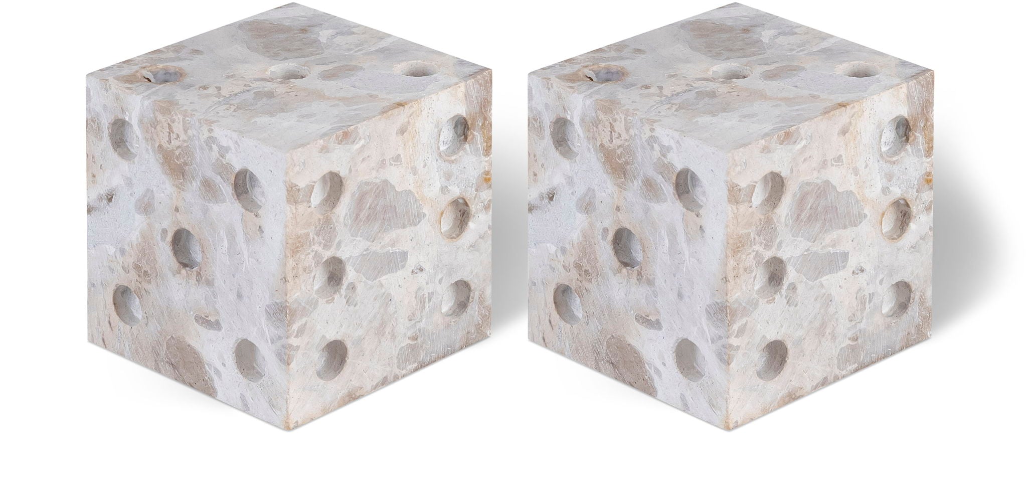 Dice - Marble Decorative - Best Buy Furniture
