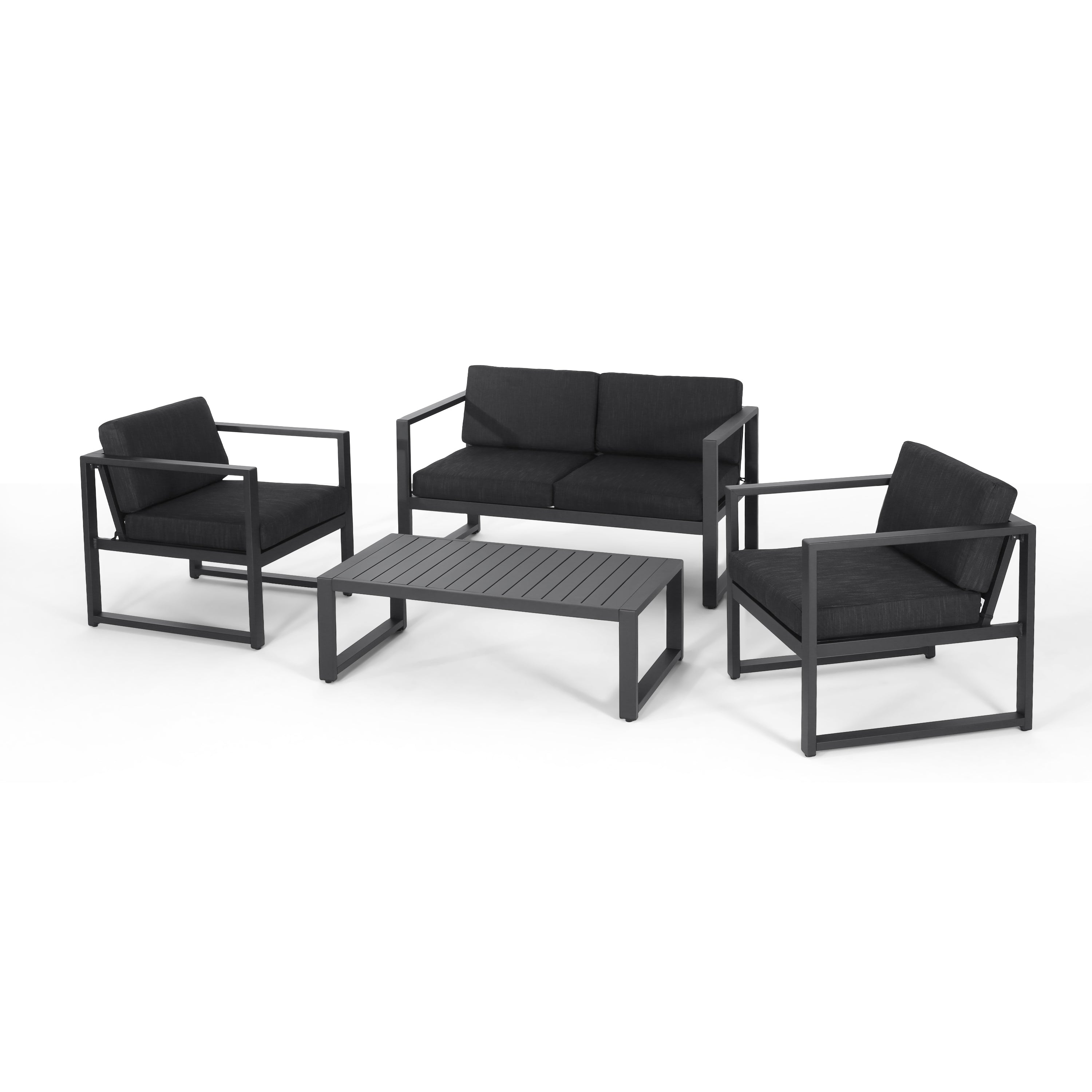 Weather-Resistant Outdoor Chat Set - Best Buy Furniture