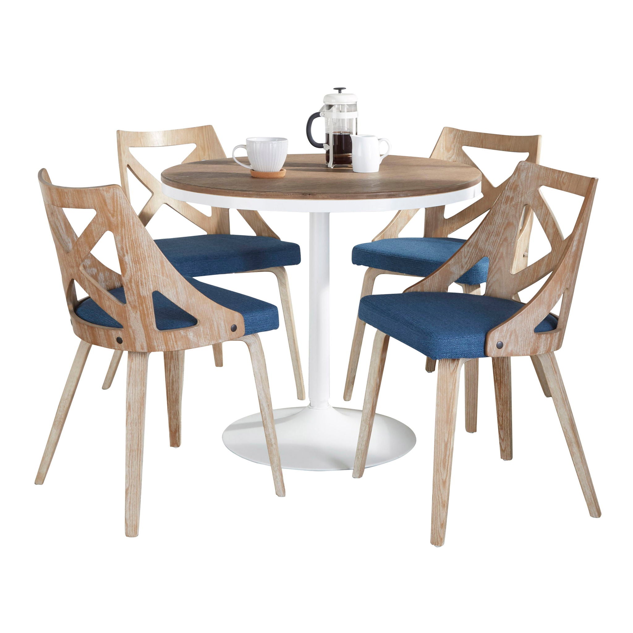 Dakota Charlotte - 5 Piece Dining Set Contemporary - Best Buy Furniture