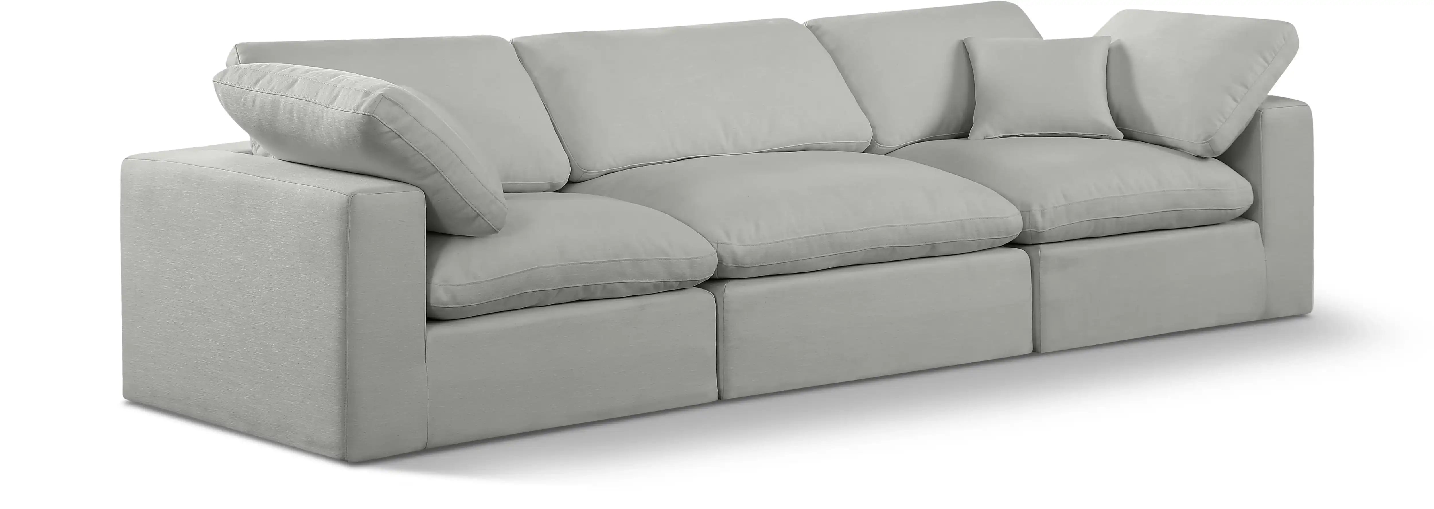 Comfy - Linen Modular Sofa 3 Seats - Best Buy Furniture