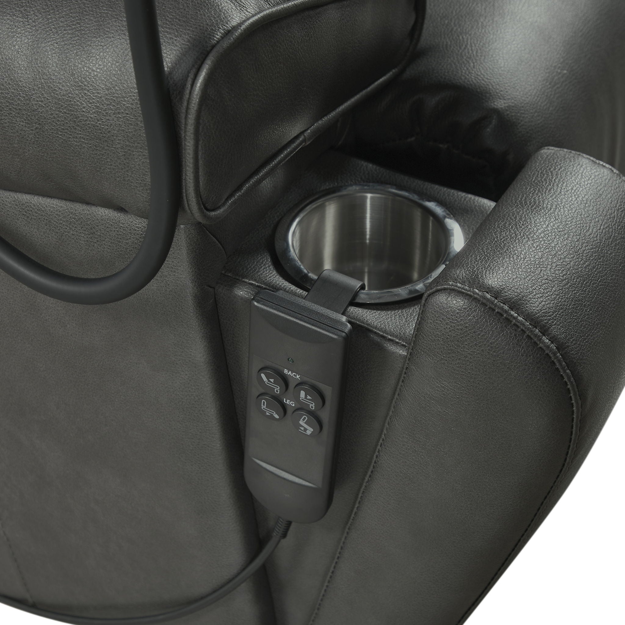 Recliner Chair With Phone Holder, Electric Power Lift Recliner Chair With 2 Motors Massage And Heat For Elderly, 3 Positions, 2 Side Pockets, Cup Holders - Best Buy Furniture