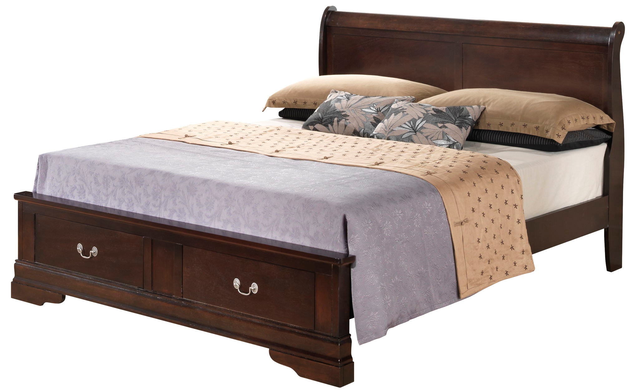 Louis Phillipe - Storage Bed - Best Buy Furniture