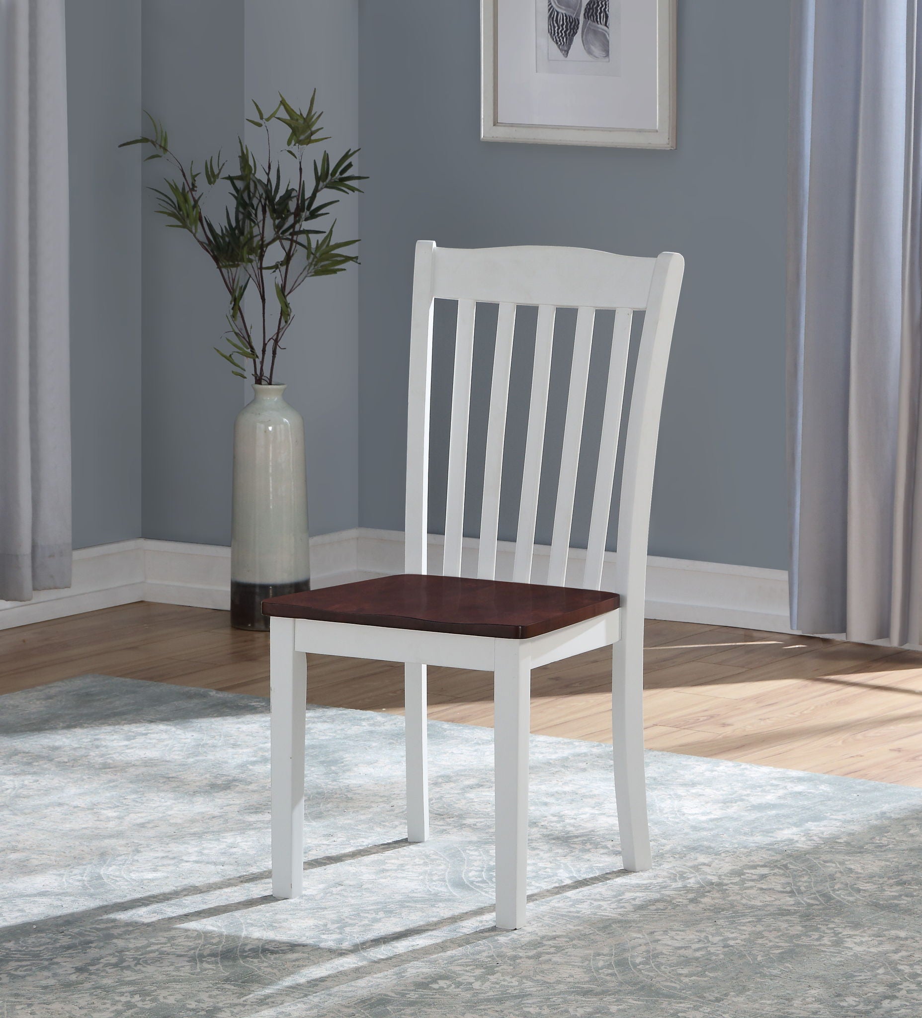 Leigh - Side Chair (Set of 2) - White - Best Buy Furniture