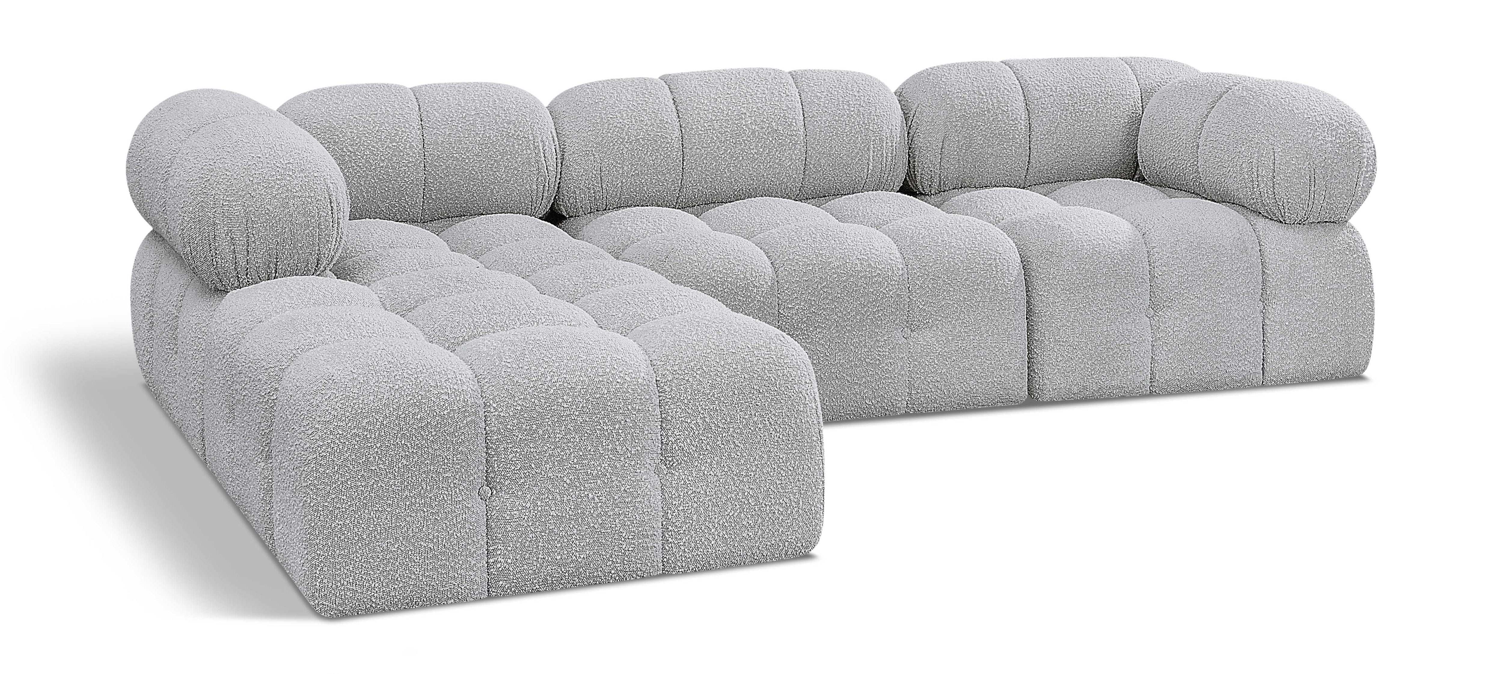 Ames - 4 Piece Fabric Modular Sectional - Best Buy Furniture
