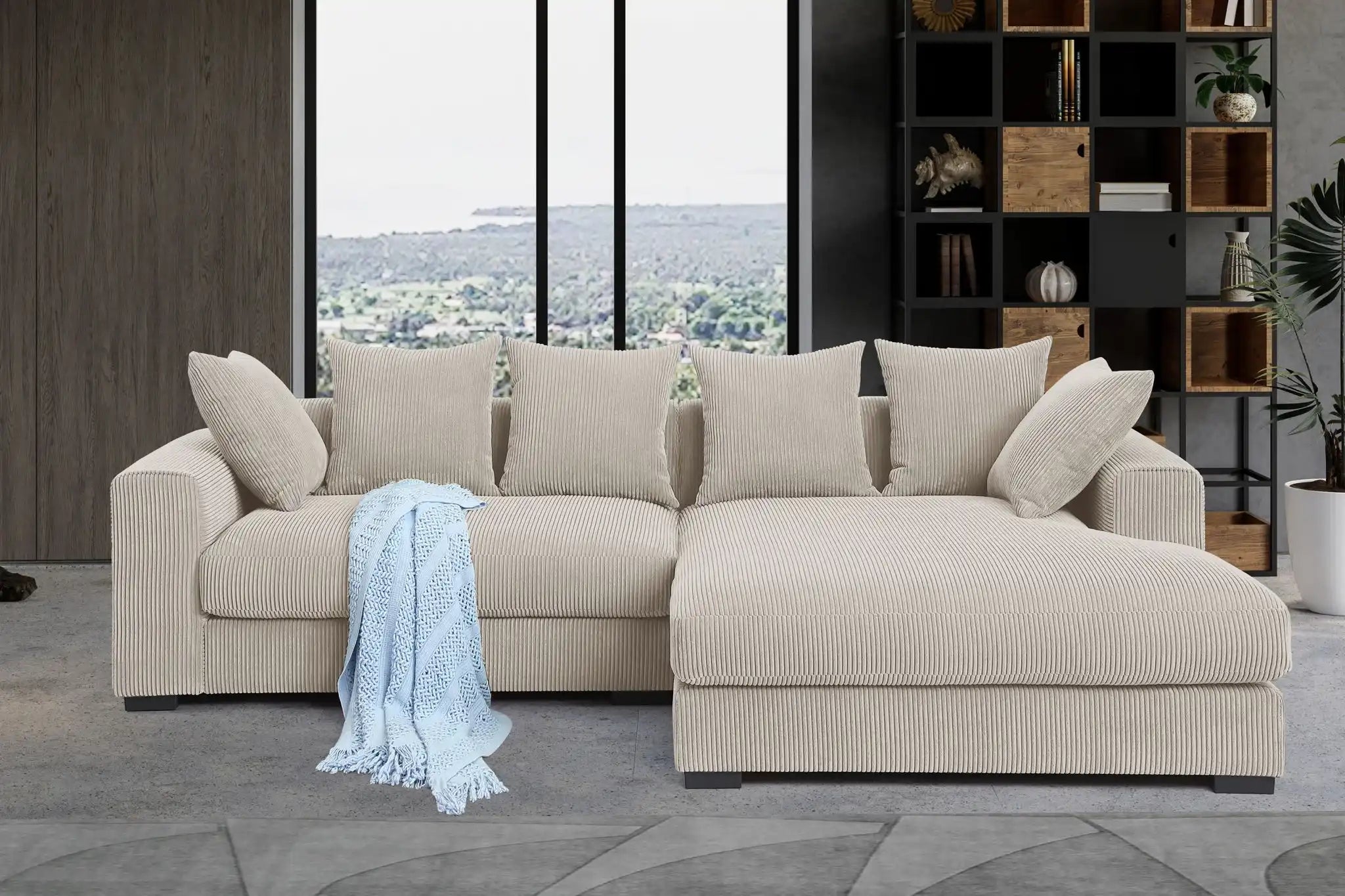 Naomi - 3 Piece Upholstered Sectional - Best Buy Furniture