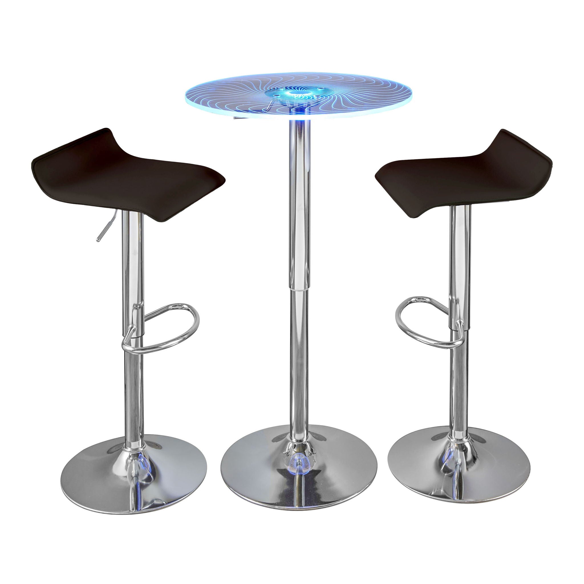 Spyra Ale - 3 Piece Contemporary Adjustable Bar With Up Set - Best Buy Furniture