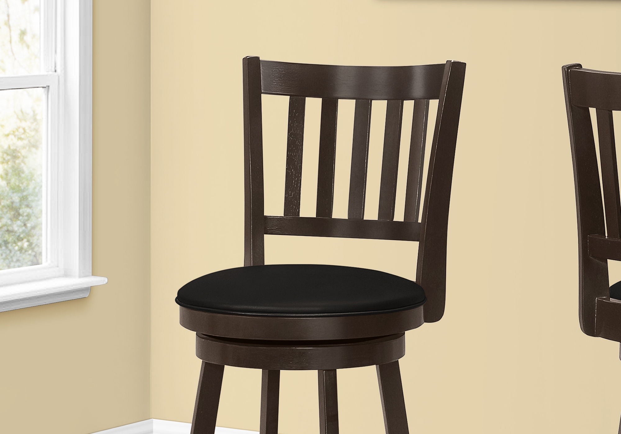 Swivel Stool Bar Height, Transitional Stylish Design (Set of 2) - Best Buy Furniture