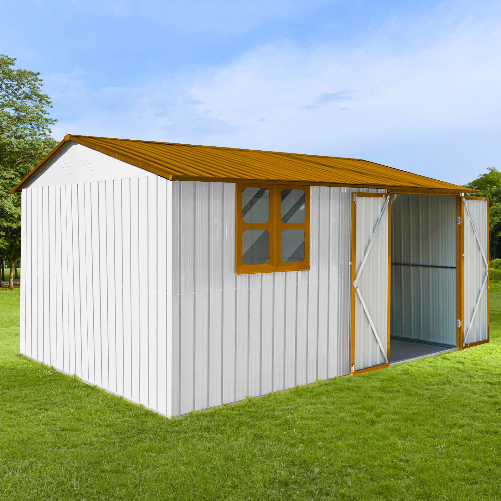 10'x12' Garden Sheds Outdoor Storage Sheds With Window - Best Buy Furniture