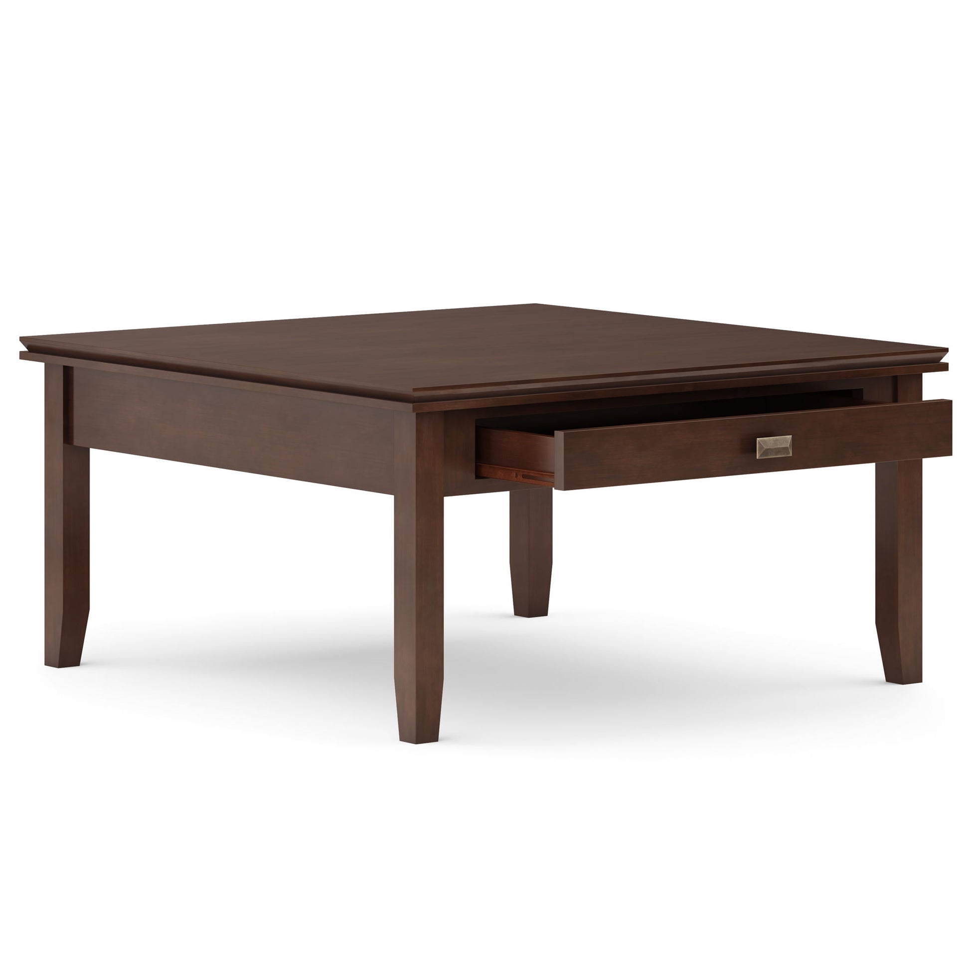 Artisan - Square Coffee Table - Russet Brown - Best Buy Furniture