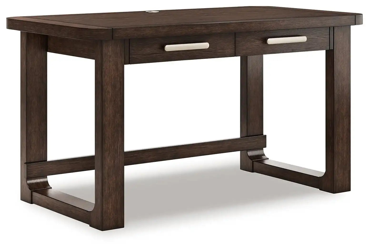 Breckington - Home Office Desk - Dark Brown - Best Buy Furniture