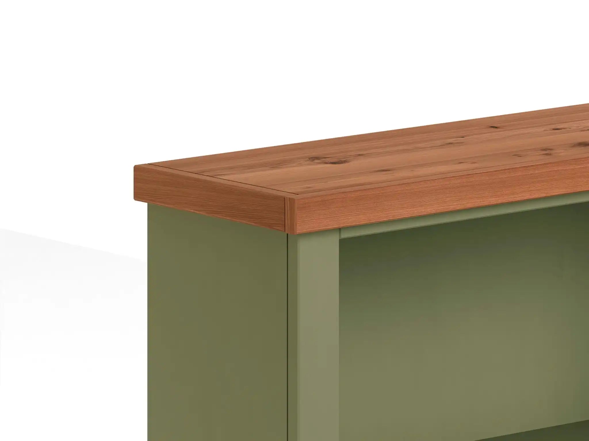 Vineyard - 72" High 5 Shelf Bookcase - Sage Green And Fruitwood - Best Buy Furniture